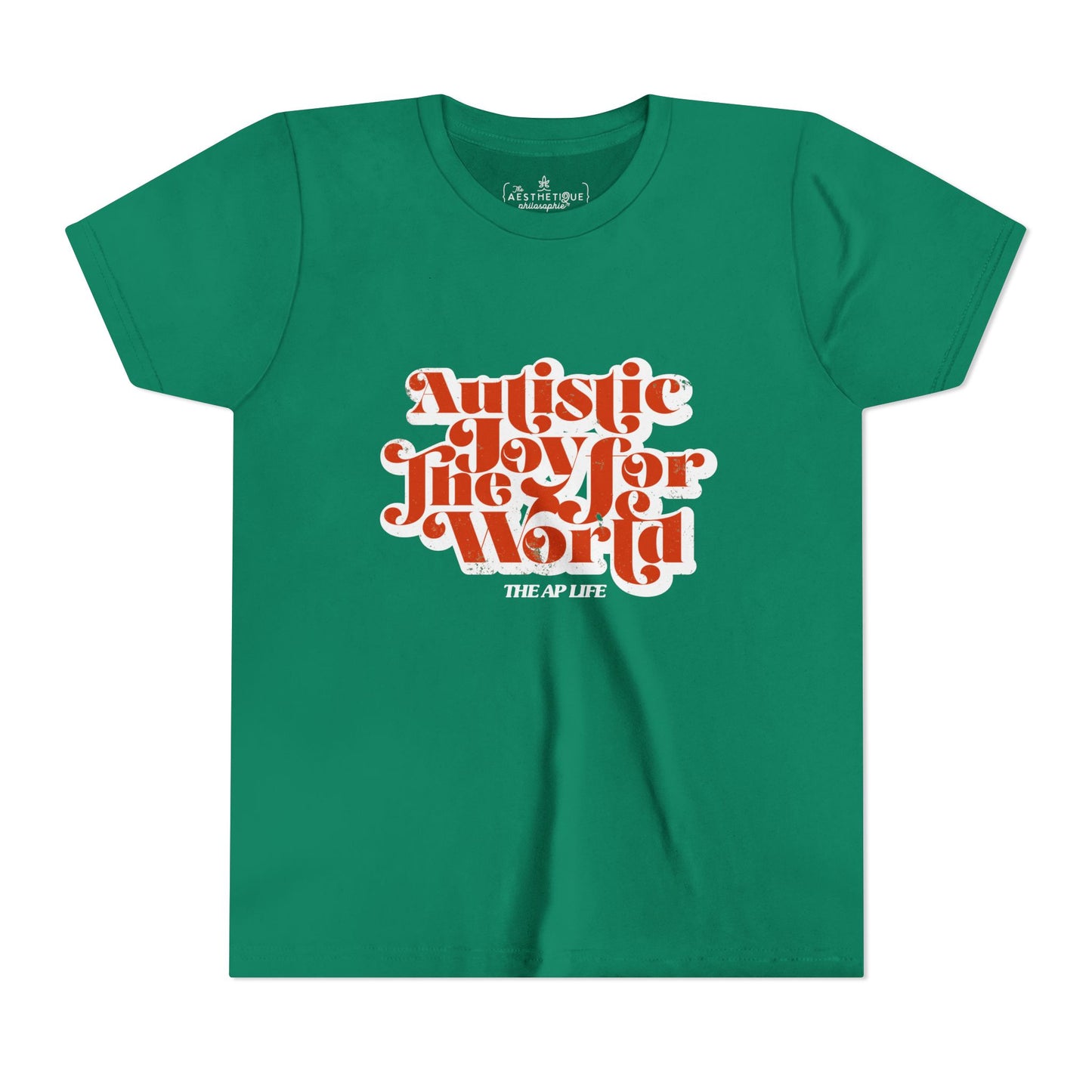 Autistic Joy for the World - Youth Unisex Jersey Tee