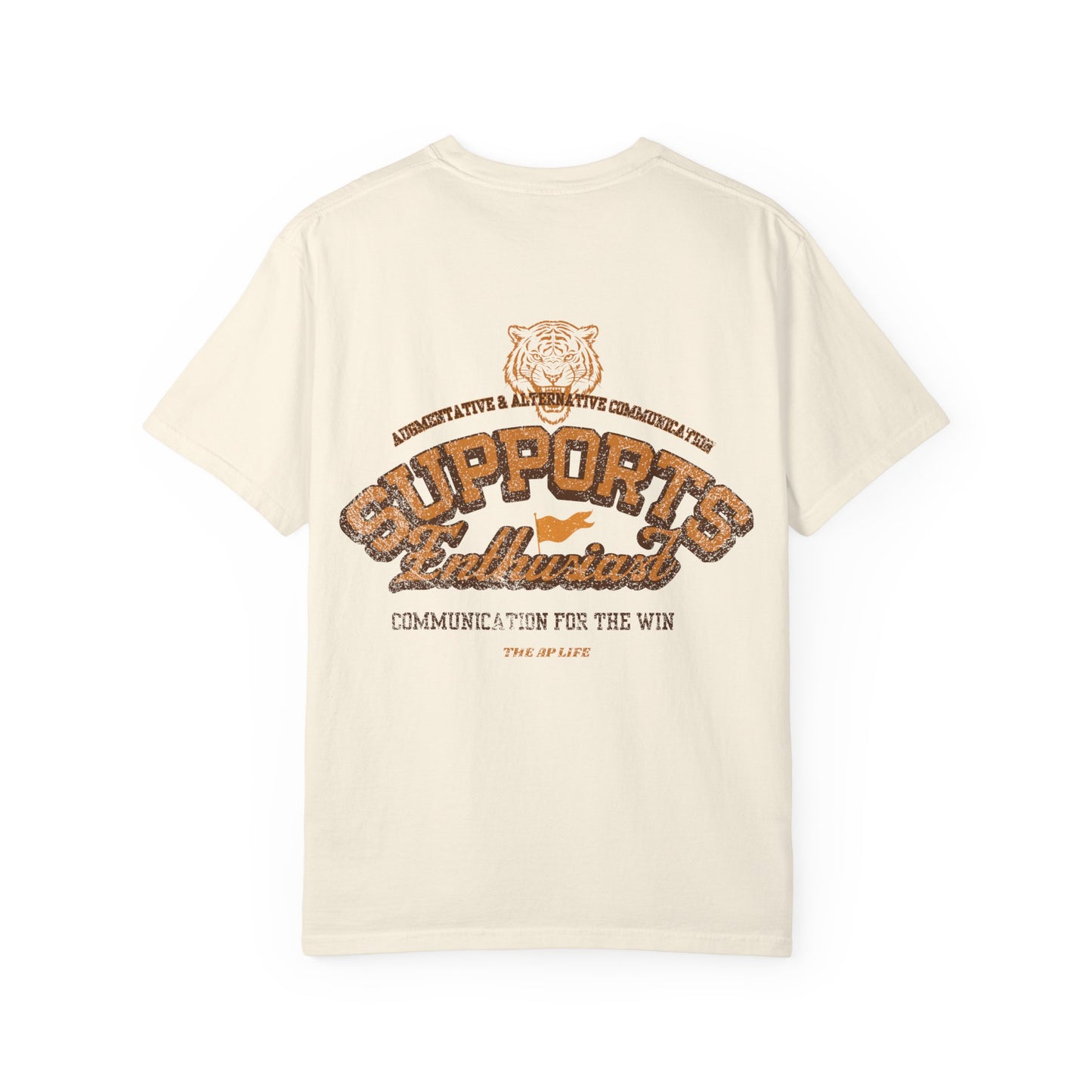 AAC Supports Team Enthusiast - Communication for the Win - Adult Unisex Tee