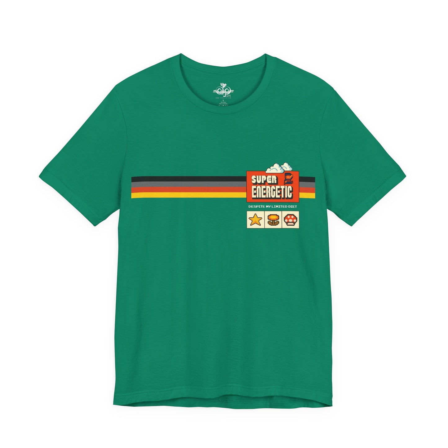 Super Energetic Despite My Limited Diet - Adult Unisex Jersey Short Sleeve Tee