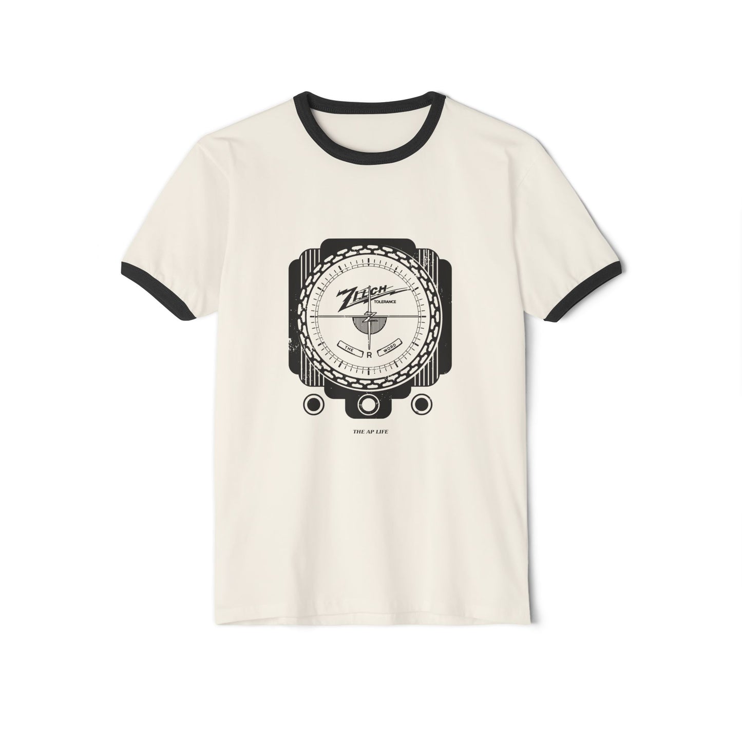 Zilch Tolerance for the R Word - Adult Unisex Cotton Ringer T-Shirt