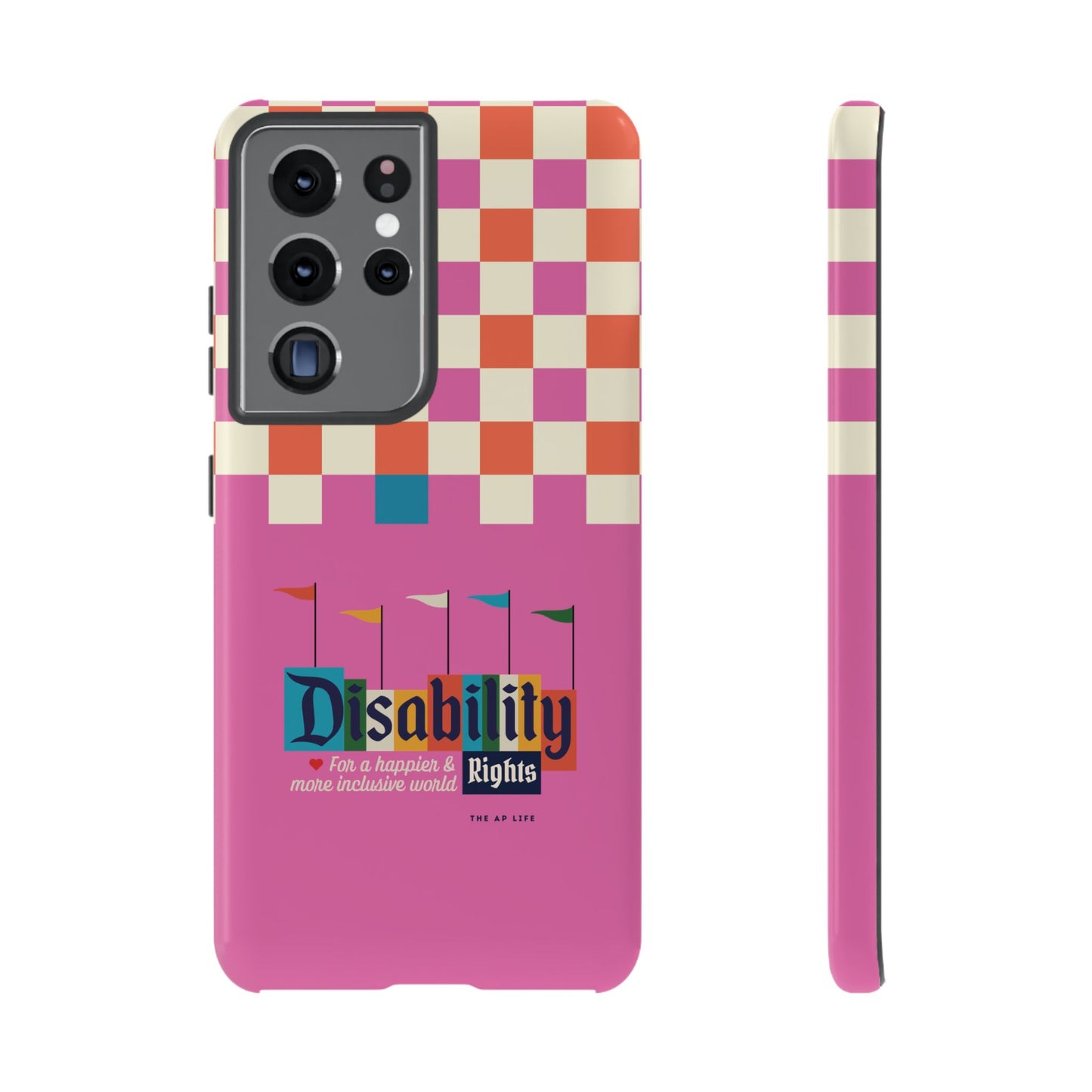 Disability Rights for a Happier & More Inclusive World - Android Phone Case for Google Pixel & Samsung Phones