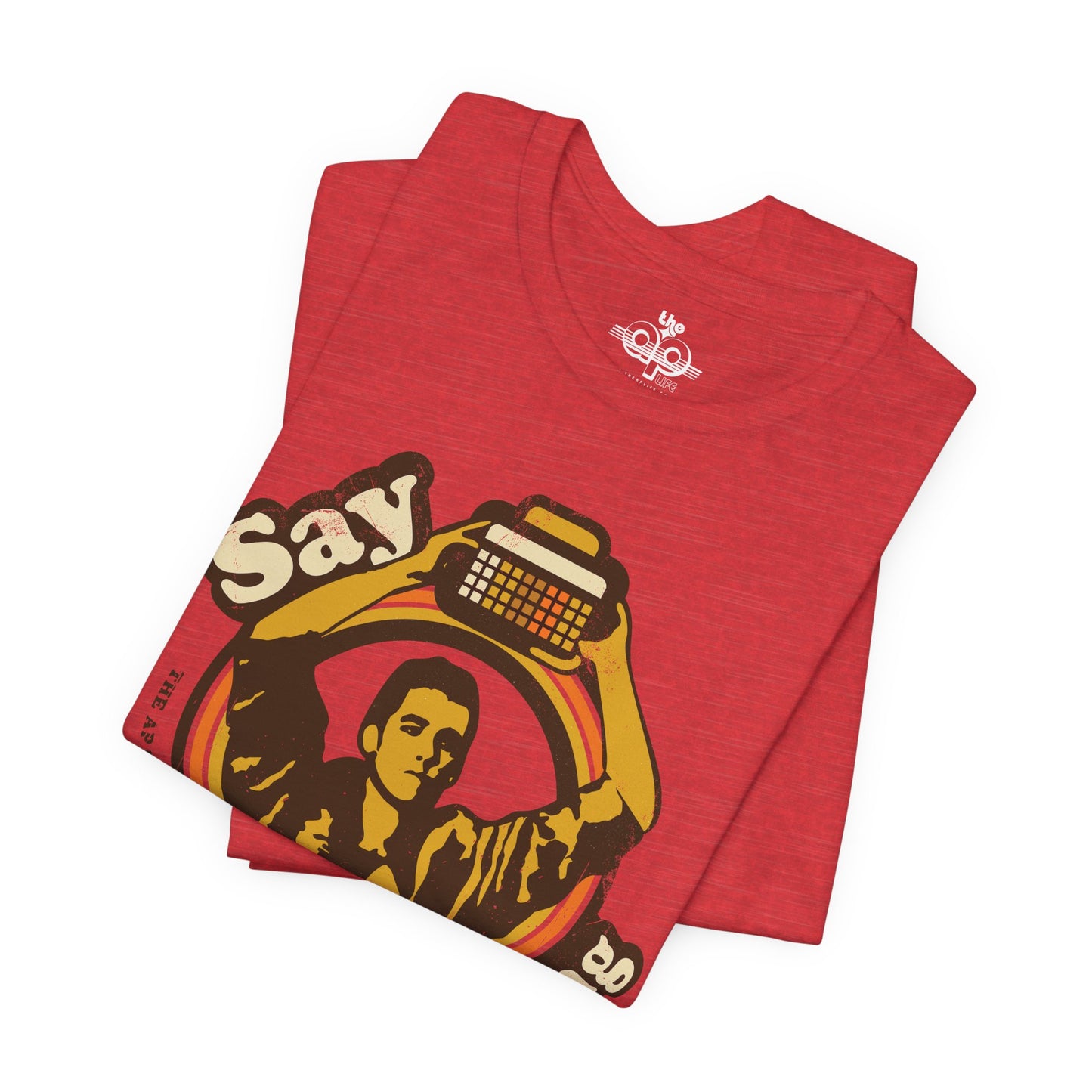 Say Anything AAC - Lilly's Voice Collab - Adult Unisex Jersey Short Sleeve Tee