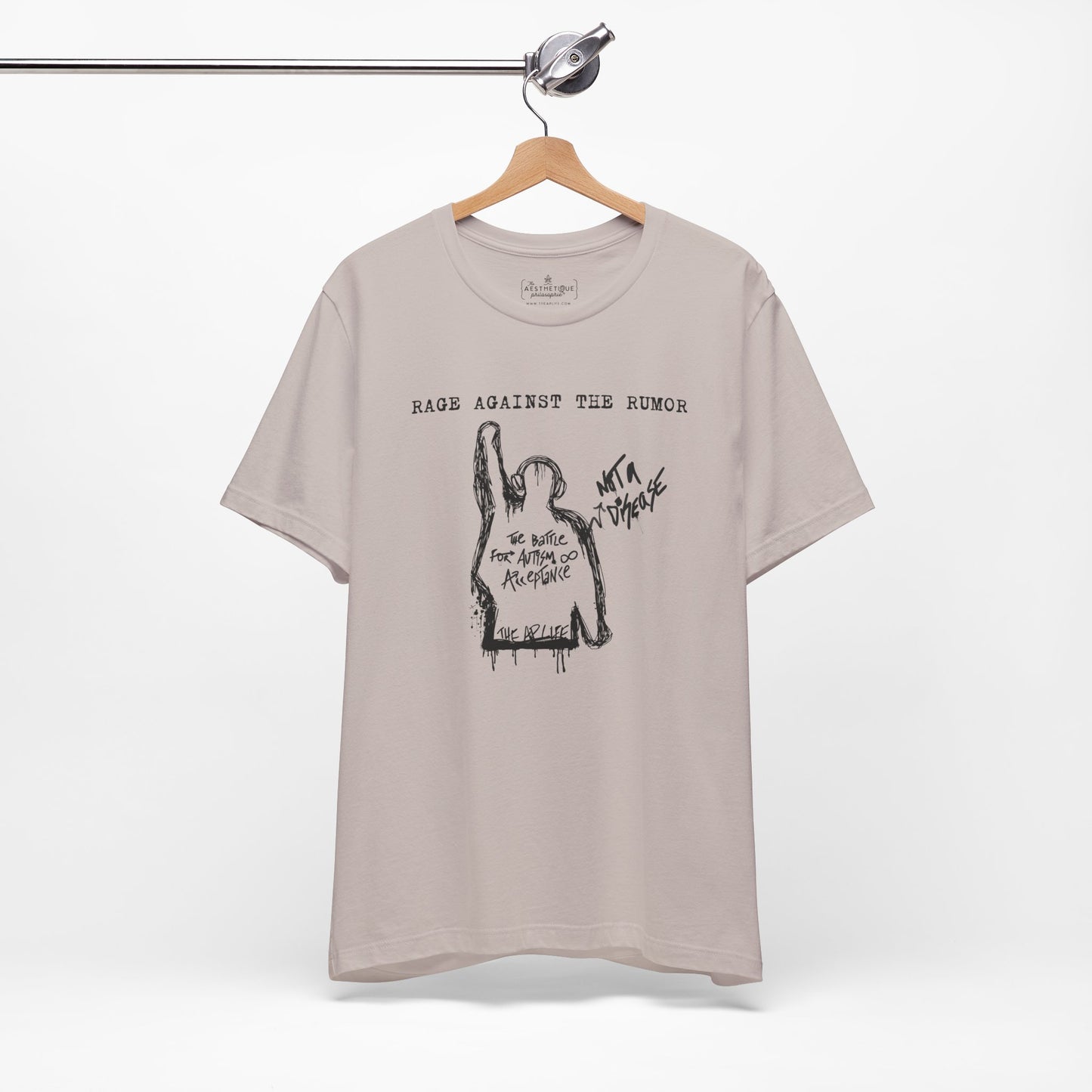 Rage Against the Rumor - The Battle for Autism Acceptance - Adult Unisex Tee