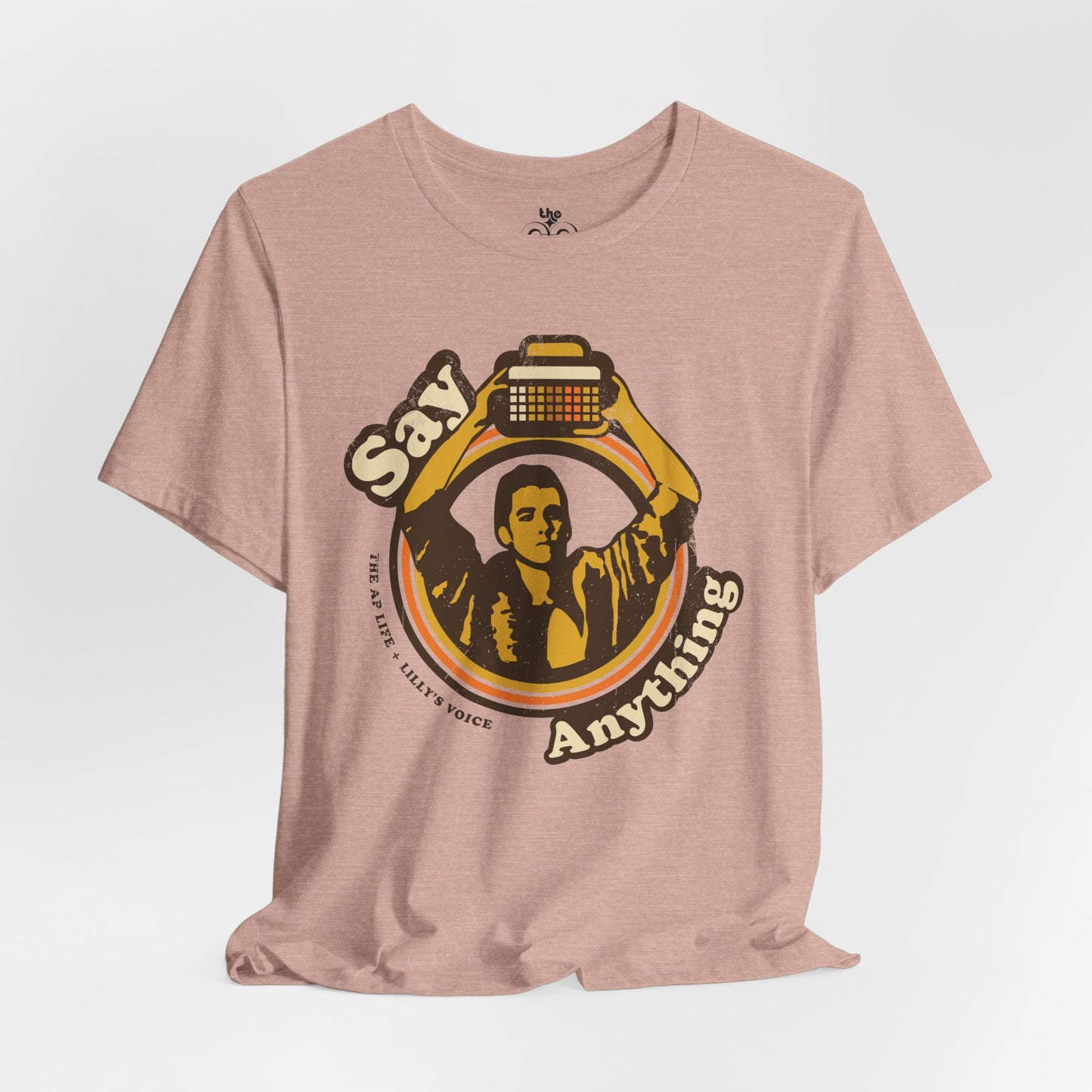 Say Anything AAC - Lilly's Voice Collab - Adult Unisex Jersey Short Sleeve Tee