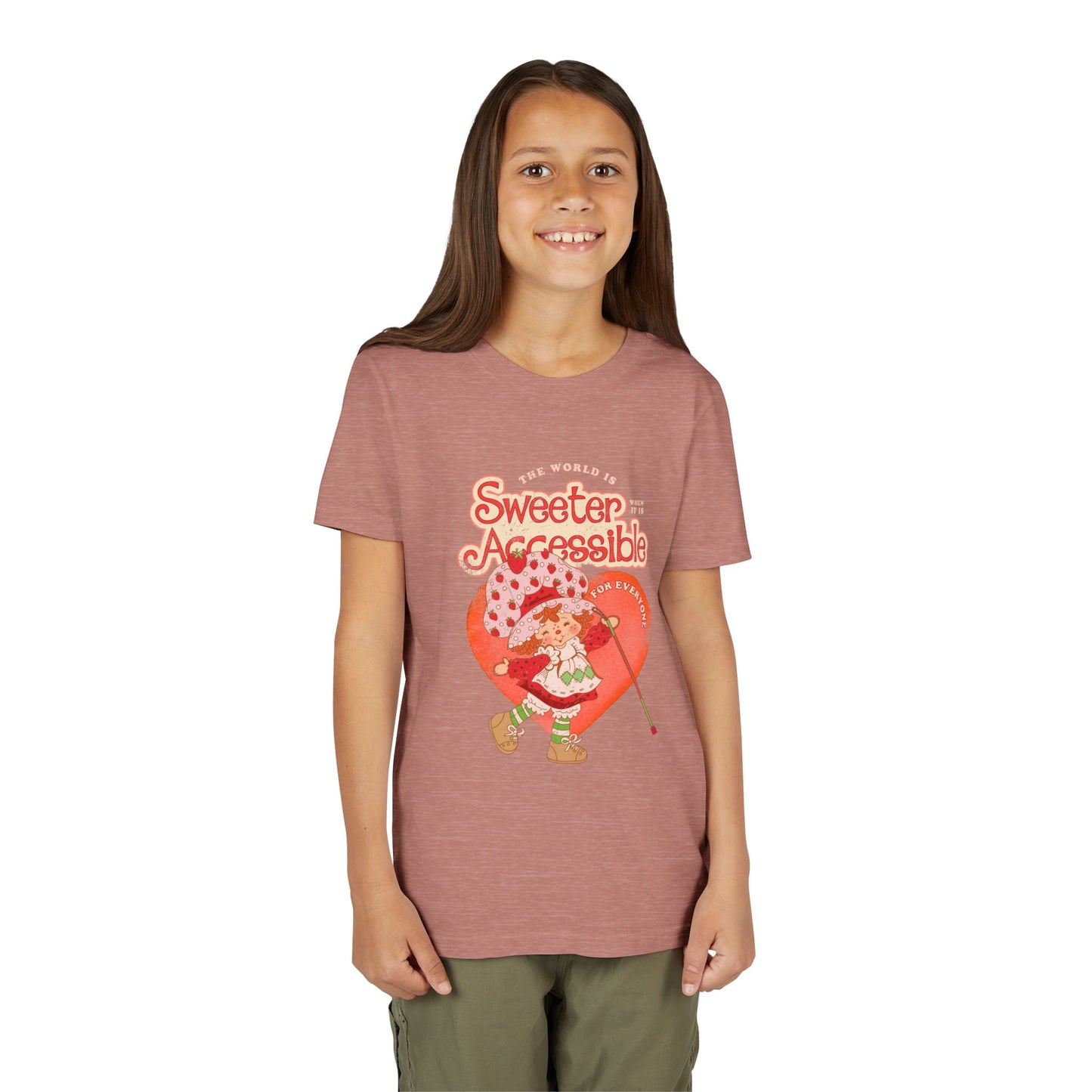 The World is Sweeter, when it is Accessible for Everyone - Youth Unisex Short Sleeve Tee