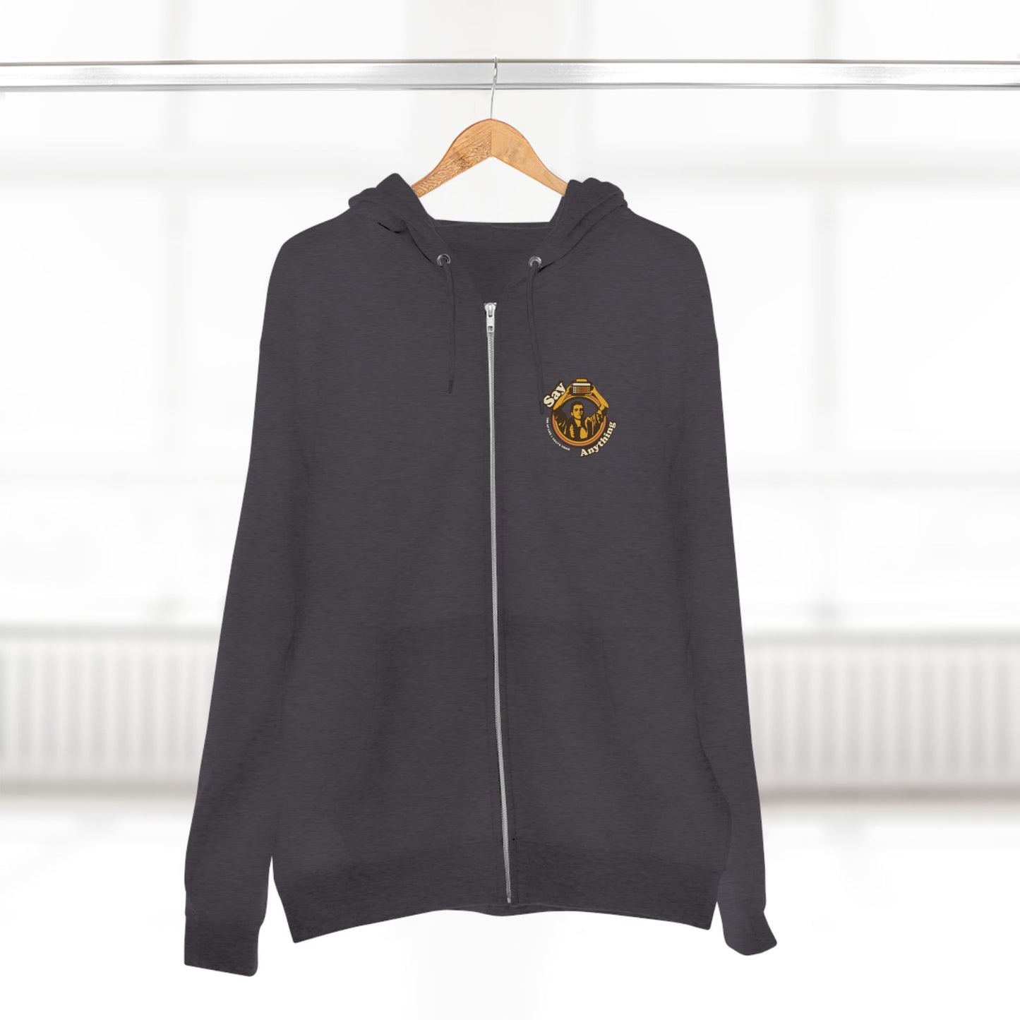 Say Anything - AAC- Lilly's Voice + The AP Life - Adult Unisex Zip Hoodie