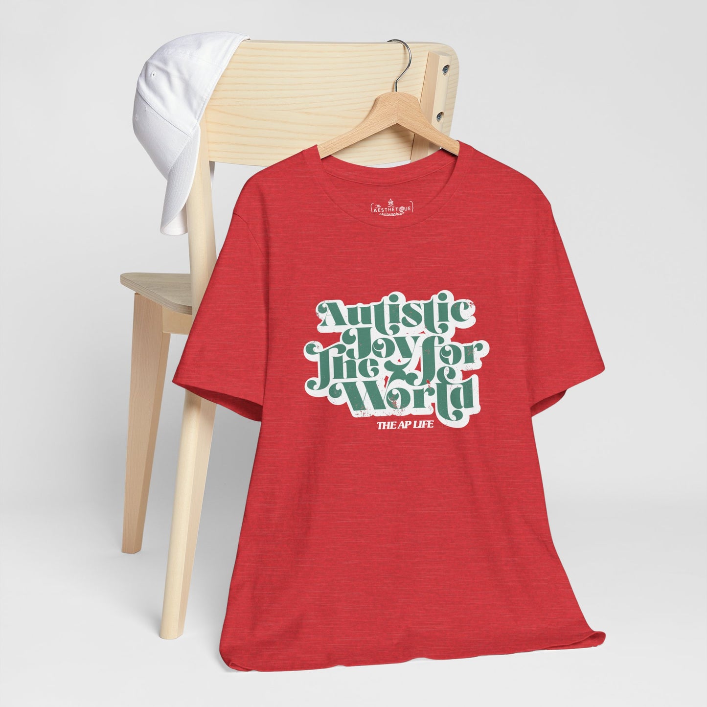 Autistic Joy for the World - Seasonal Style - Unisex Jersey Short Sleeve Tee