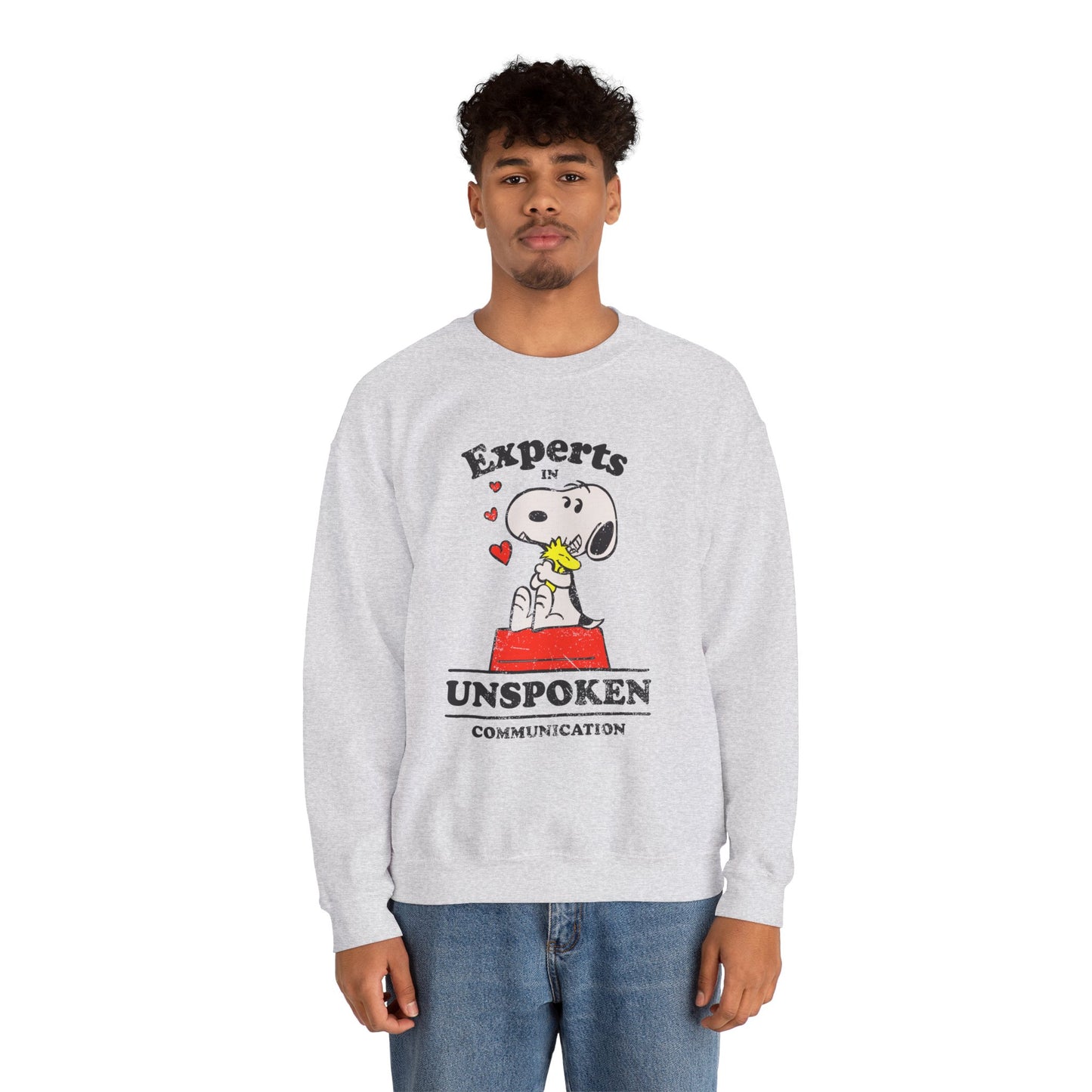 Experts in Unspoken Communication - Adult Unisex Heavy Blend™ Crewneck Sweatshirt