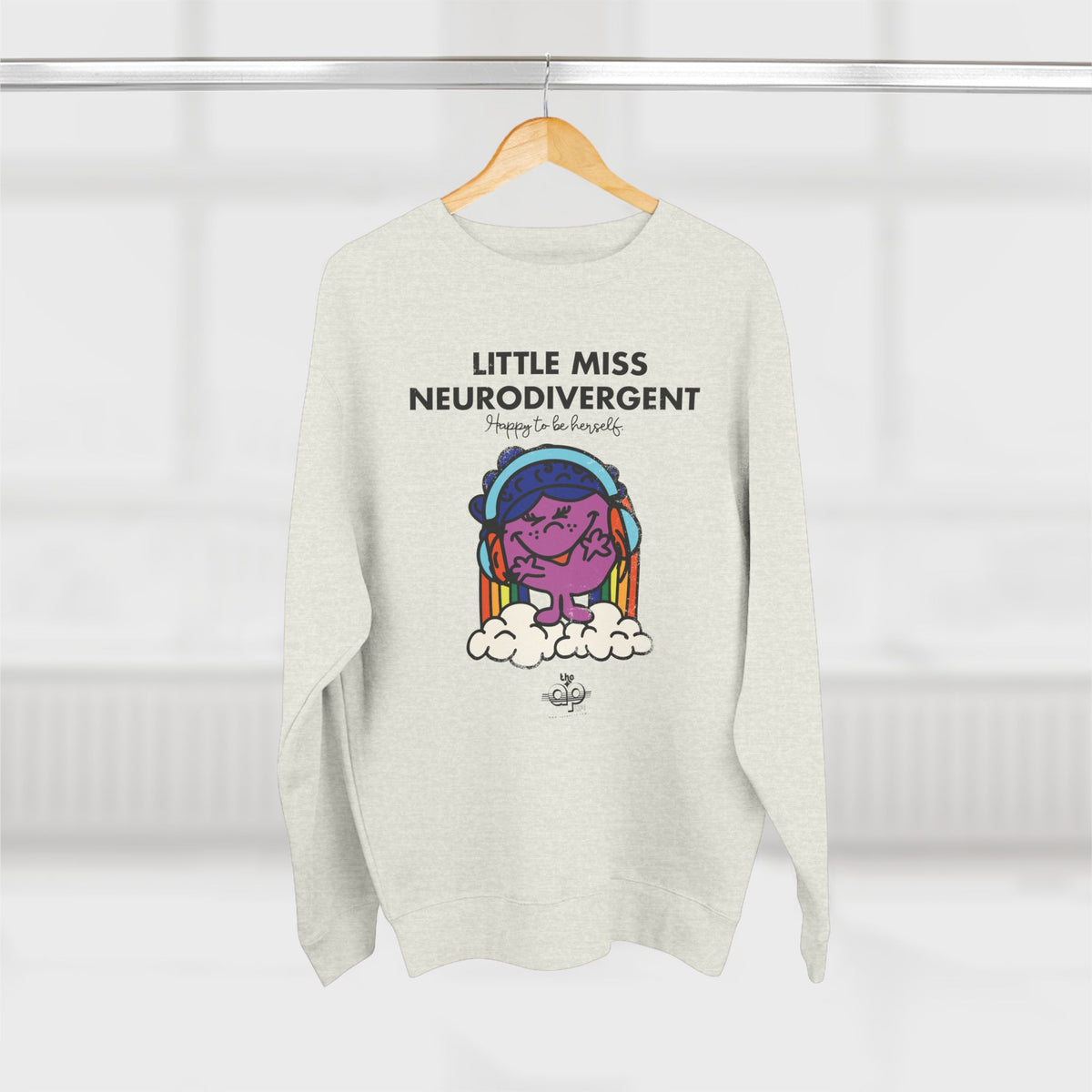 Little Miss Neurodivergent - Adult Unisex Crewneck Sweatshirt