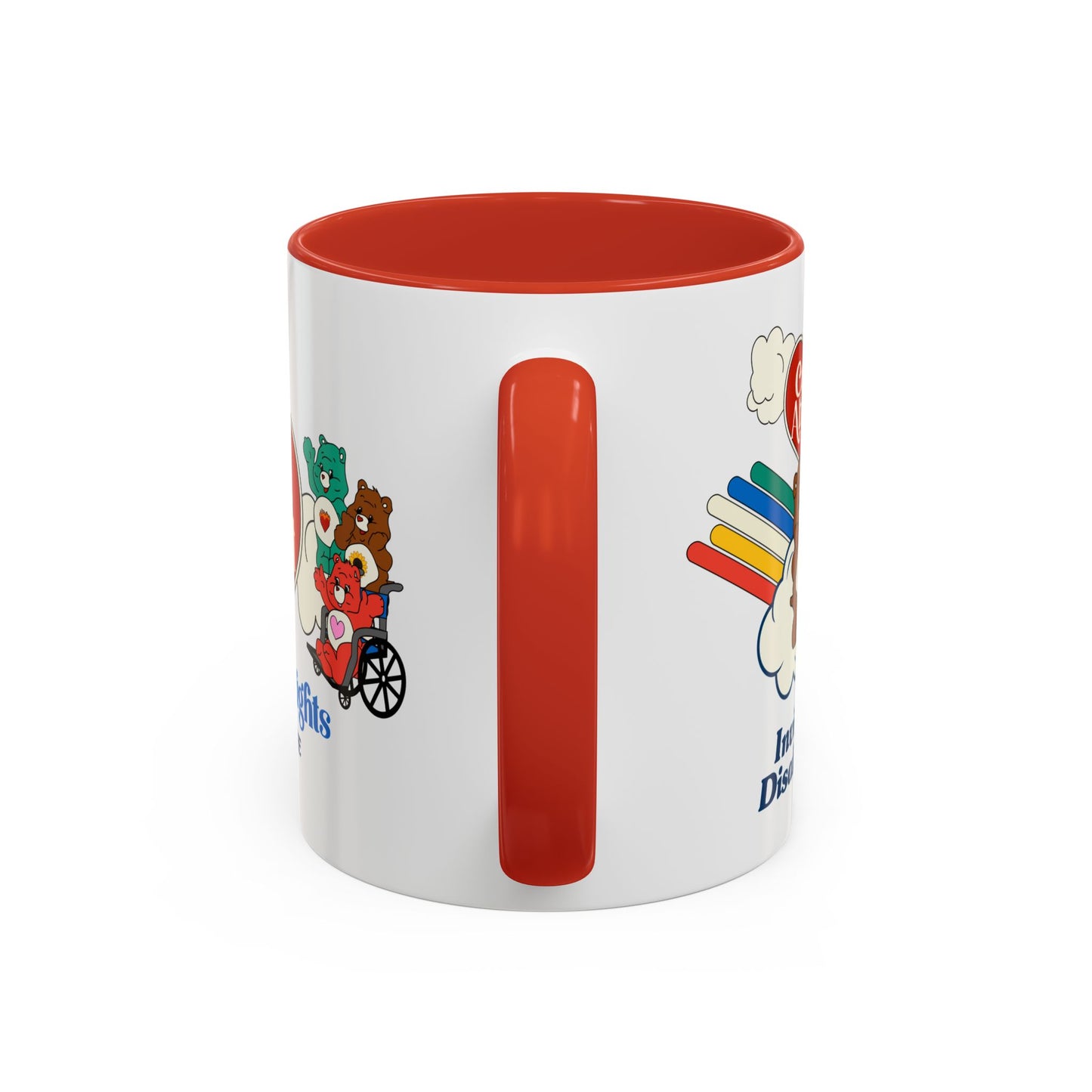 Care About Invisible Disabilities - Disability Rights - Accent Coffee Mug (11, 15oz)