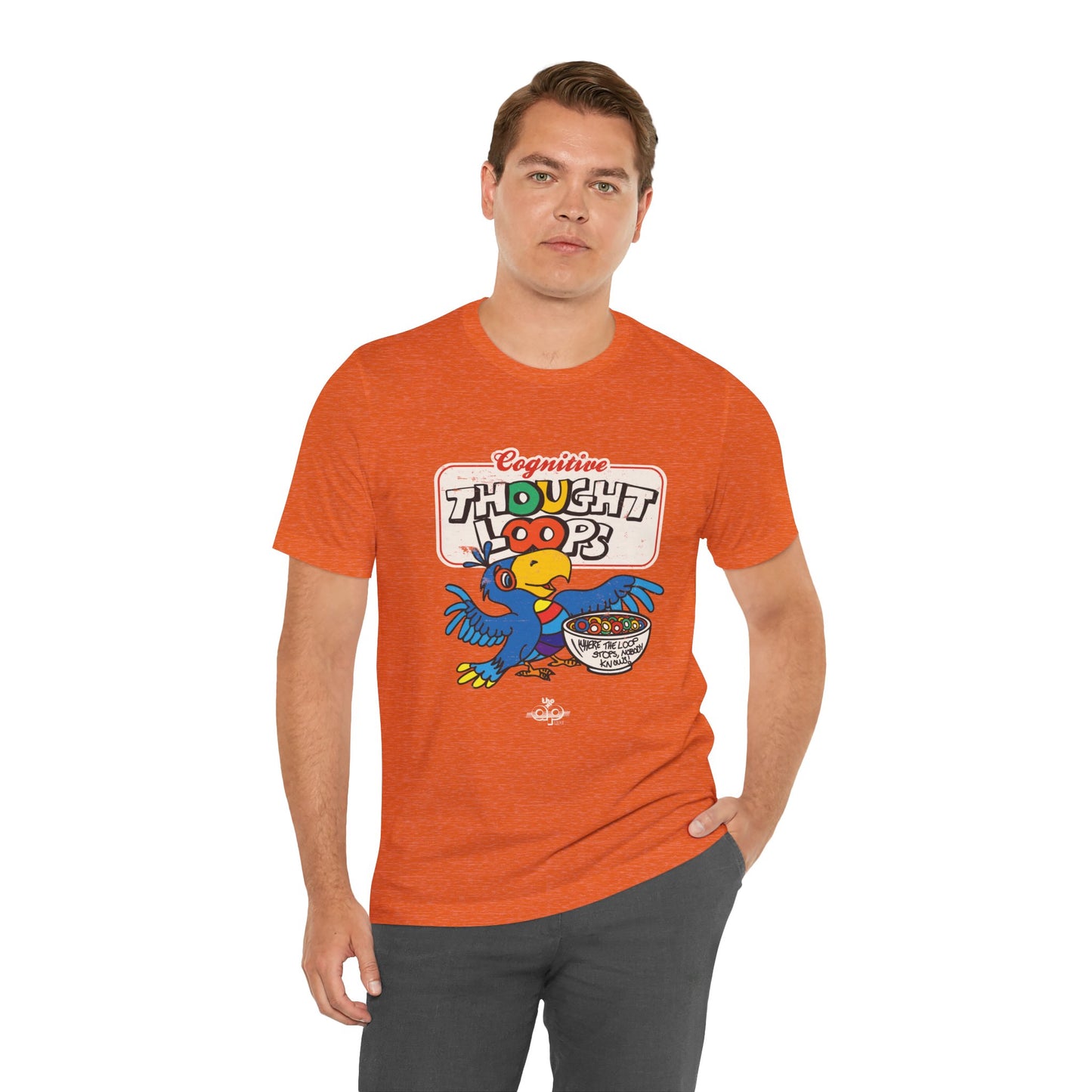 Cognitive Thought Loops - Where the Loop Stops, Nobody Knows - Adult Unisex Jersey Short Sleeve Tee