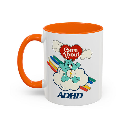 Care About ADHD - Disability Rights Accent Coffee Mug (11, 15oz)
