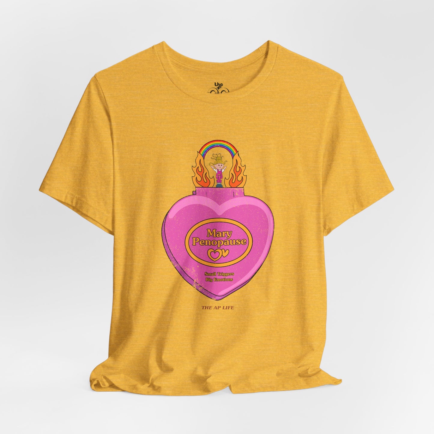 Mary Penopause - Small Triggers, Big Emotions - Adult Unisex Jersey Short Sleeve Tee