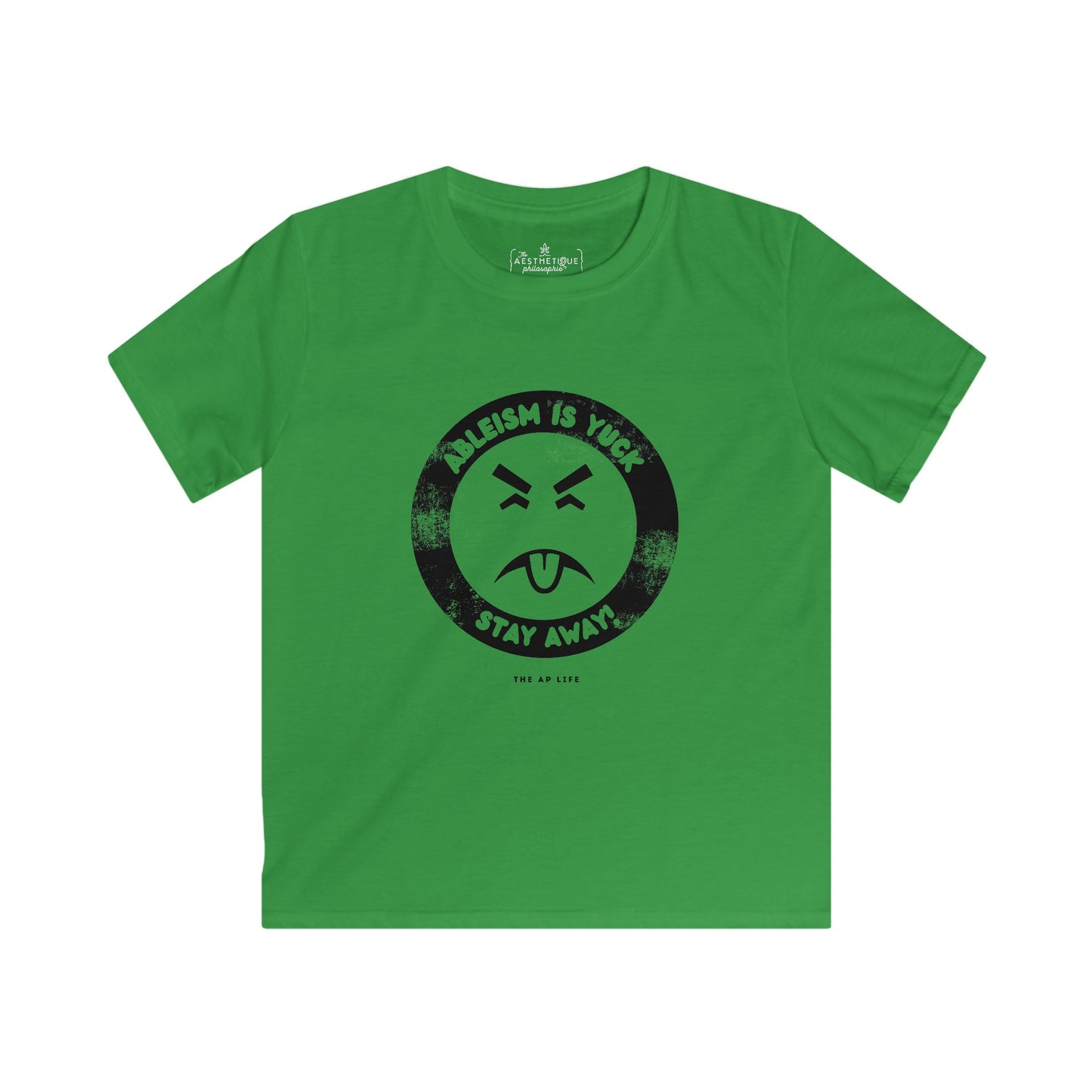 Ableism is Yuck - Stay Away! - Youth Unisex Tee