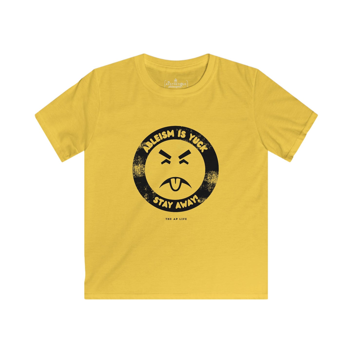 Ableism is Yuck - Stay Away! - Youth Unisex Tee