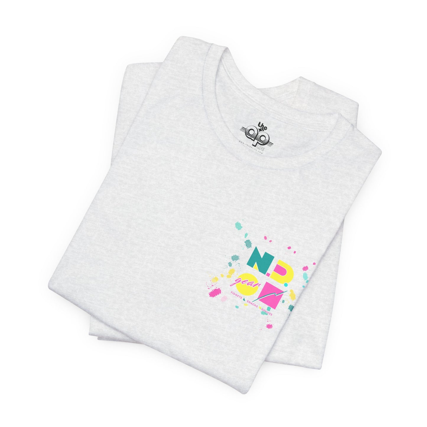 N.D. Gear - Fidgets, Snacks, Devices - Adult Unisex Jersey Short Sleeve Tee