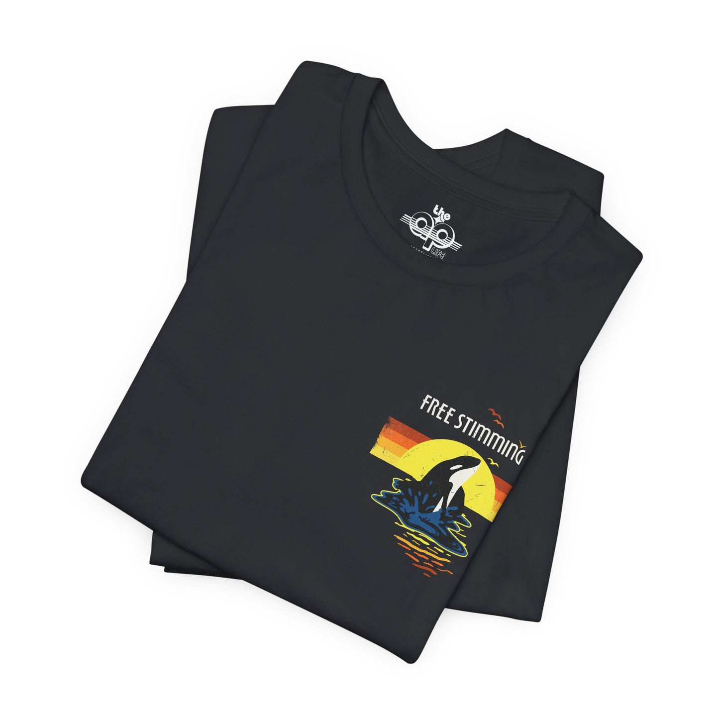 Free Stimming - Orca - Adult Unisex Jersey Short Sleeve Tee