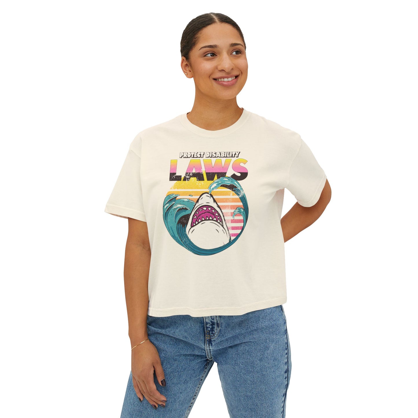 Protect Disability Laws - Women's Boxy Tee