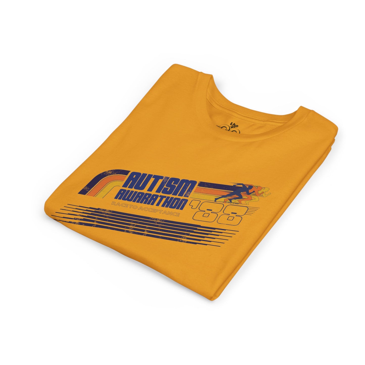 Autism Awarathon - Race to Acceptance - Youth Unisex Short Sleeve Tee