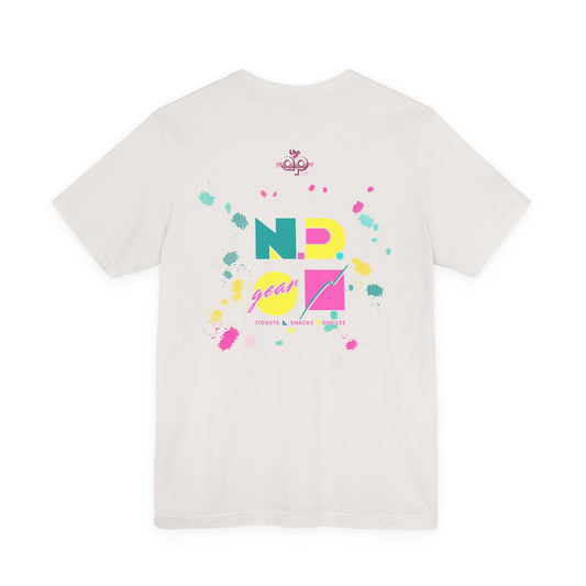 N.D. Gear - Fidgets, Snacks, Devices - Adult Unisex Jersey Short Sleeve Tee