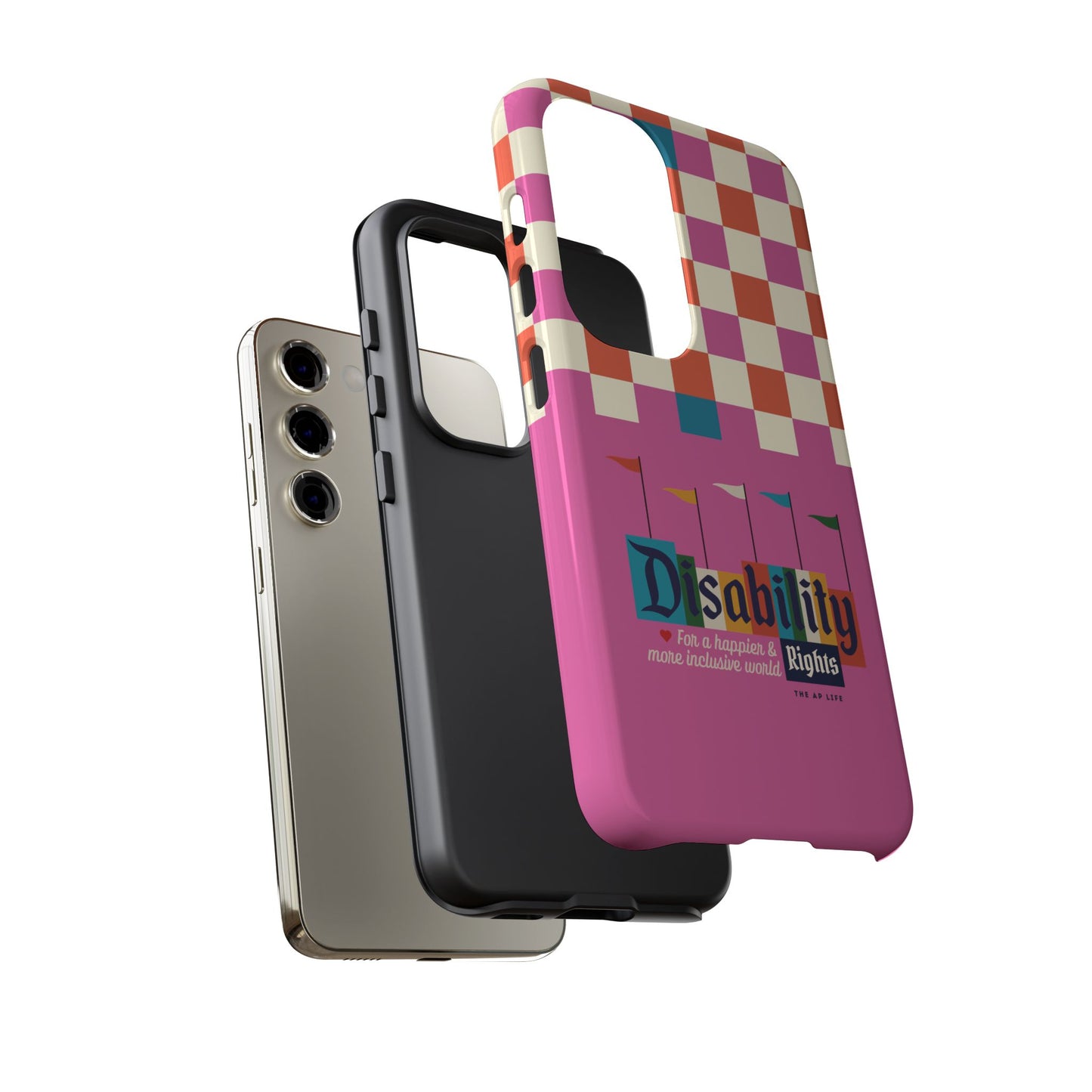 Disability Rights for a Happier & More Inclusive World - Android Phone Case for Google Pixel & Samsung Phones