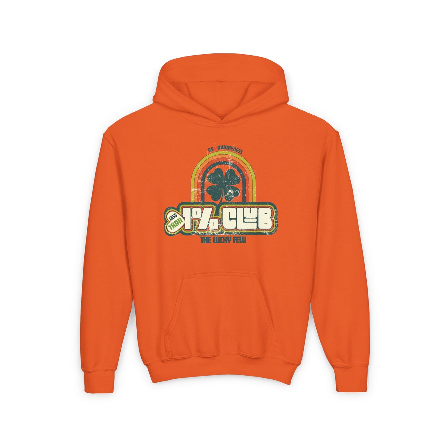 Less Than 1% Club (The Lucky Few) DS Awareness - Youth Unisex Hoodie