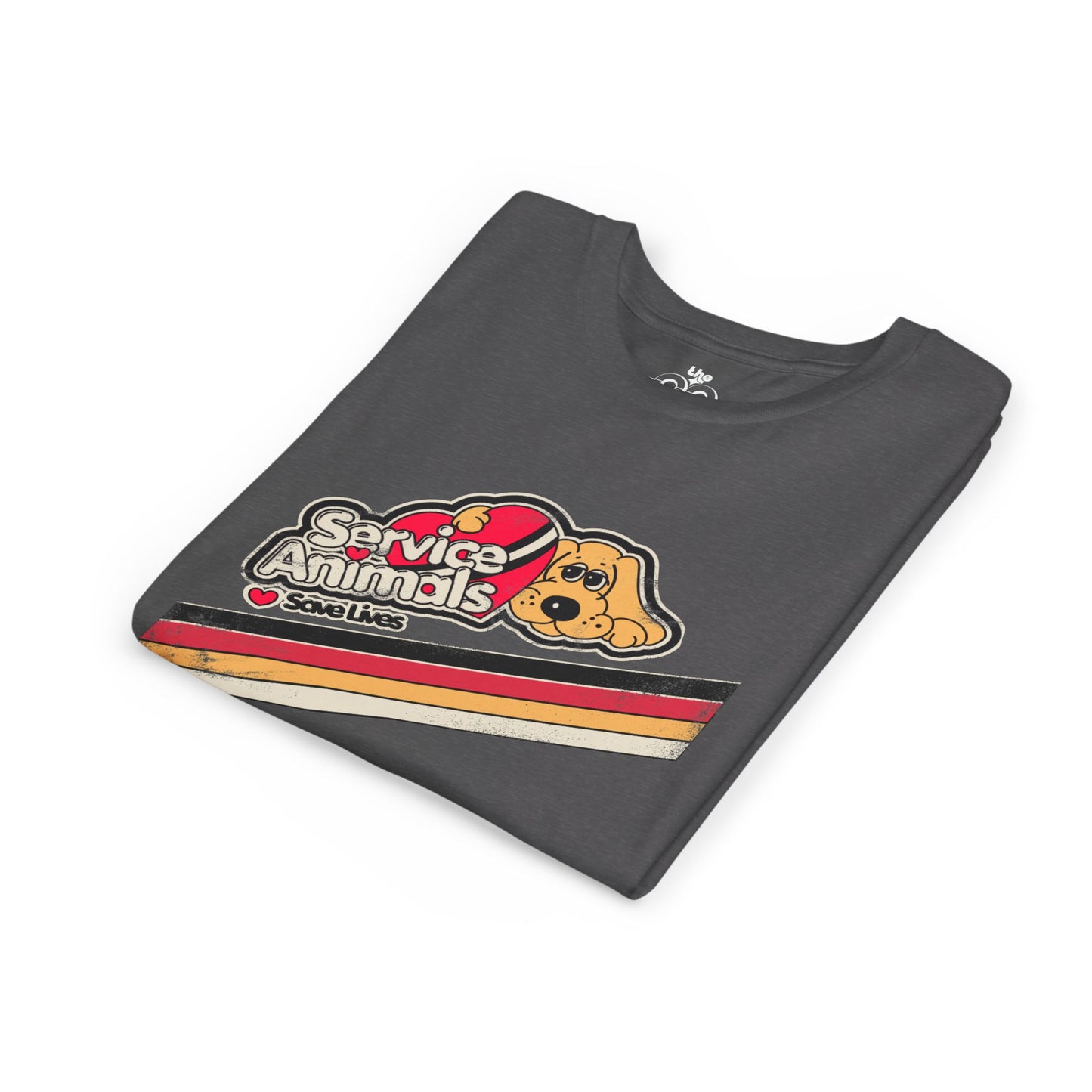 Service Animals Save Lives - Youth Unisex Short Sleeve Tee