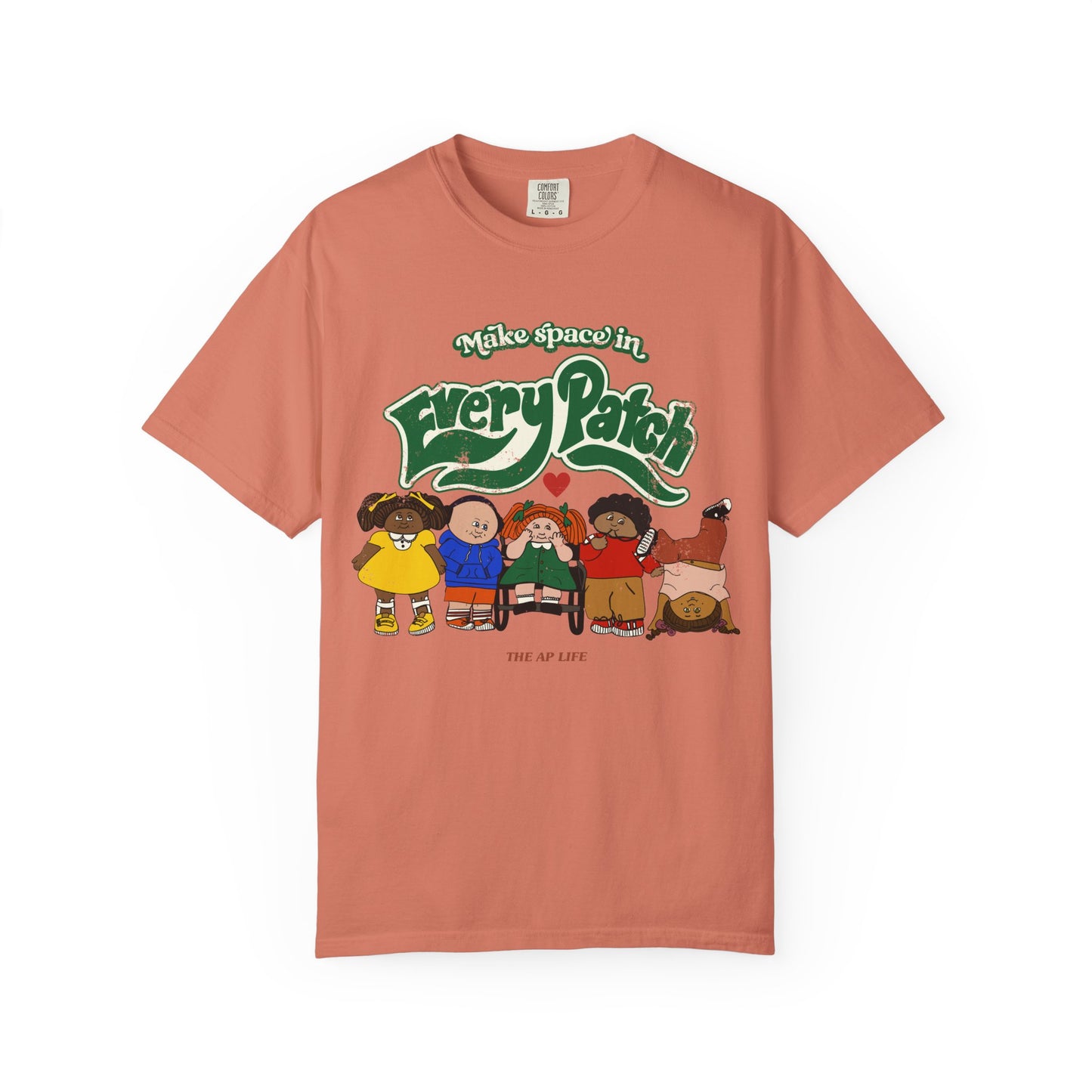 Make Space in Every Patch - Inclusion Matters - Unisex Garment-Dyed T-shirt