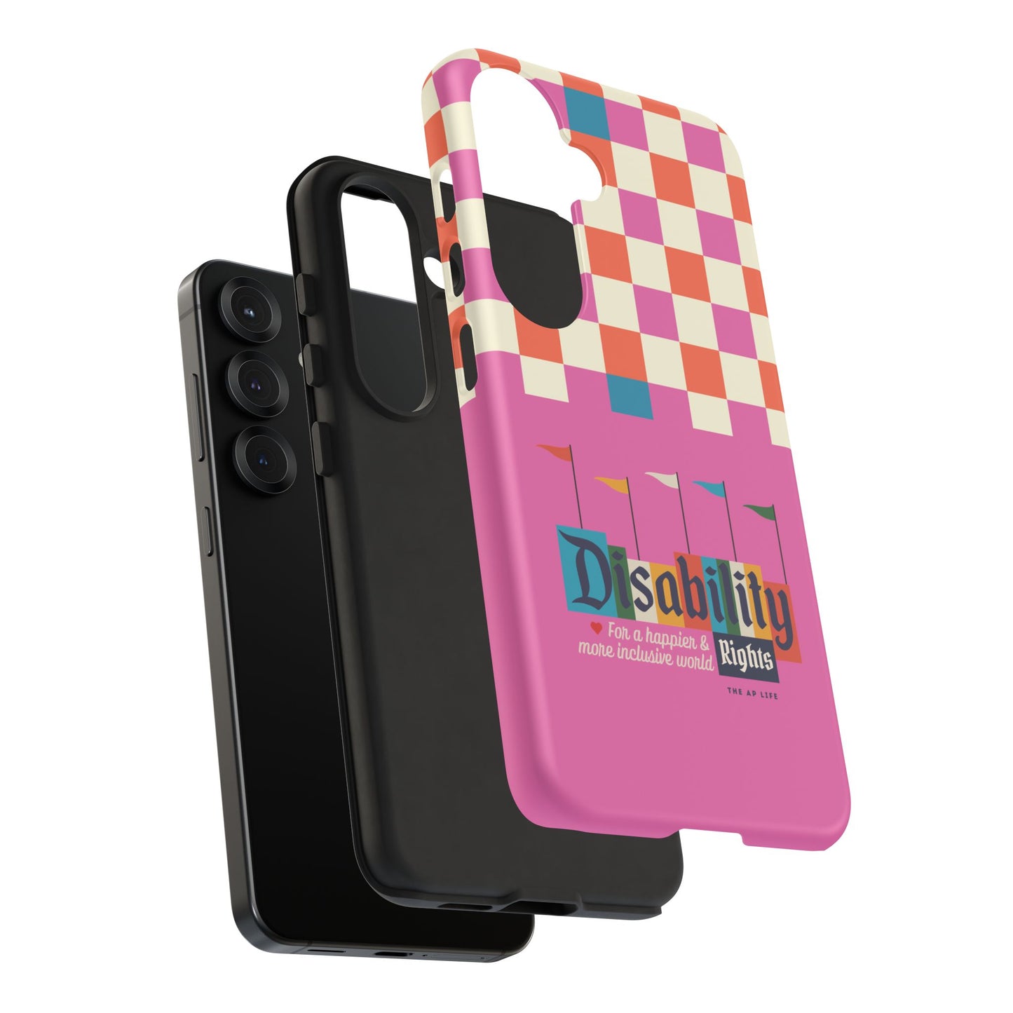 Disability Rights for a Happier & More Inclusive World - Android Phone Case for Google Pixel & Samsung Phones