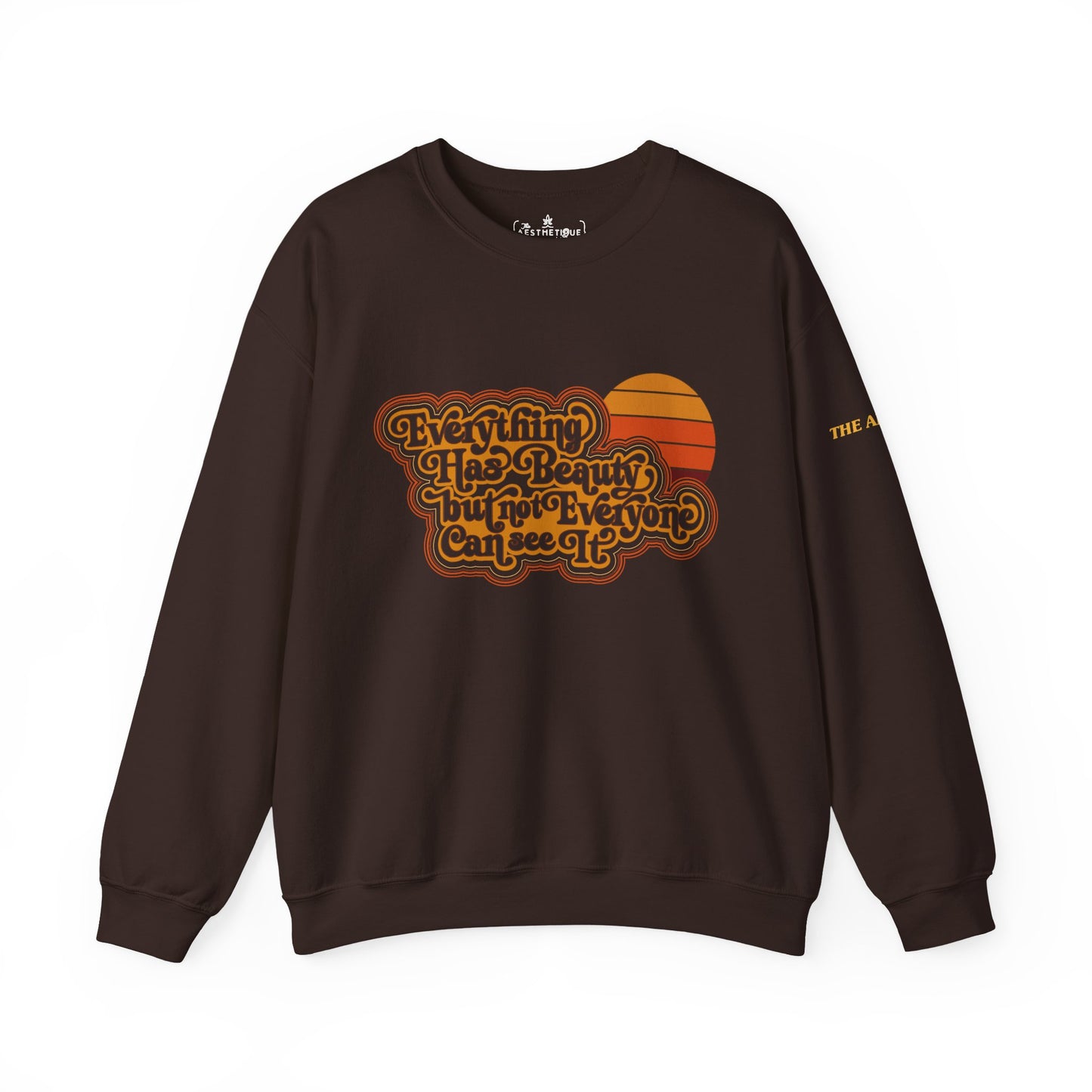 Everything has Beauty but not Everyone can see it - Confucius - Unisex Heavy Blend™ Crewneck Sweatshirt