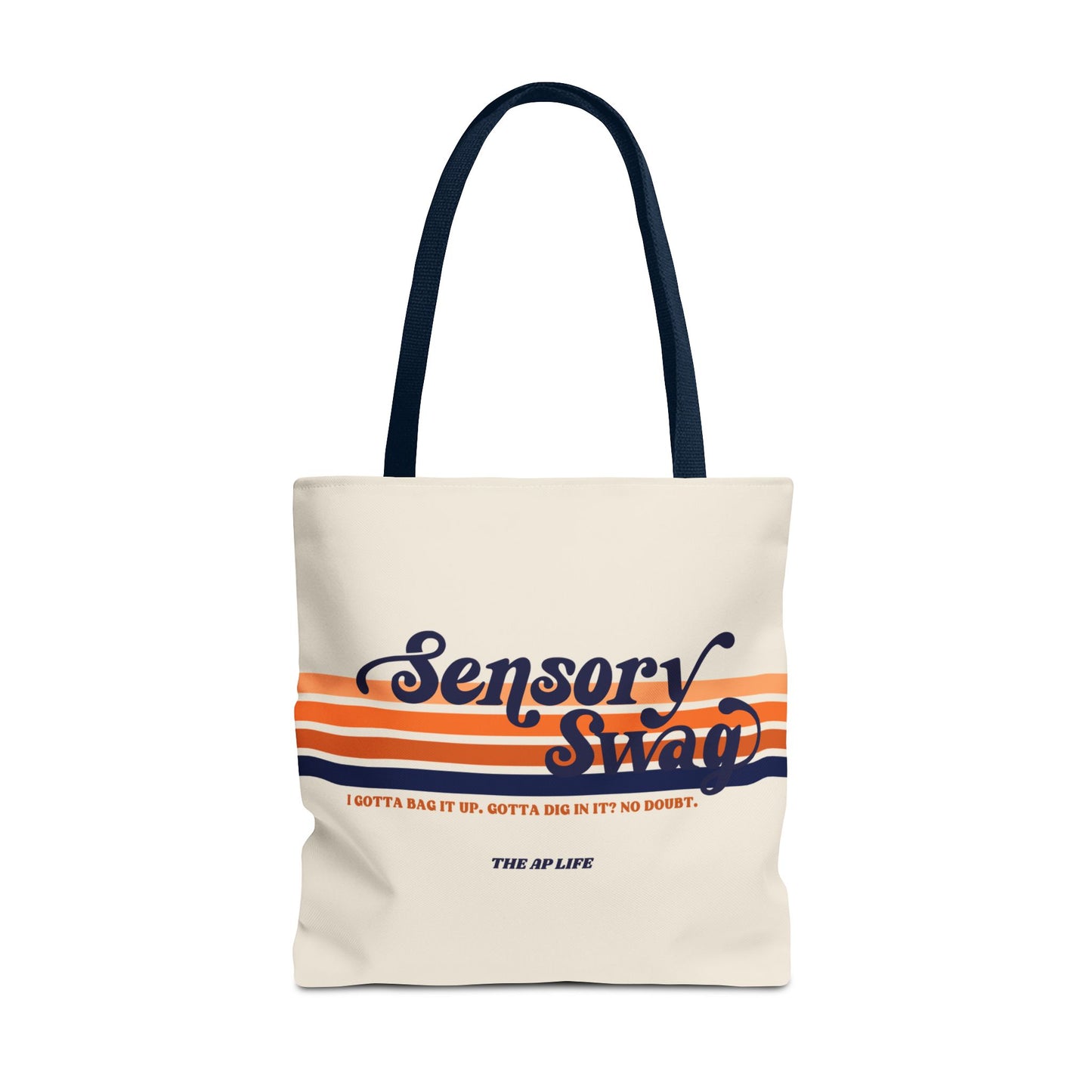 POD Sensory Swag Polyester Tote Bag