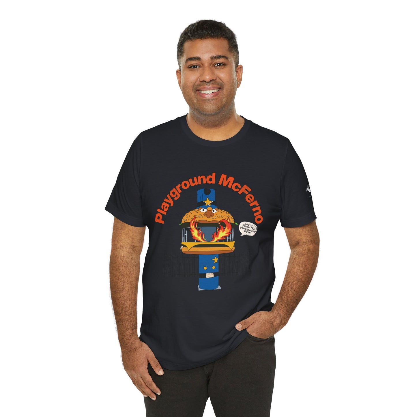 Playground McFerno - Lovin' From the Playground Oven - Adult Unisex Jersey Short Sleeve Tee