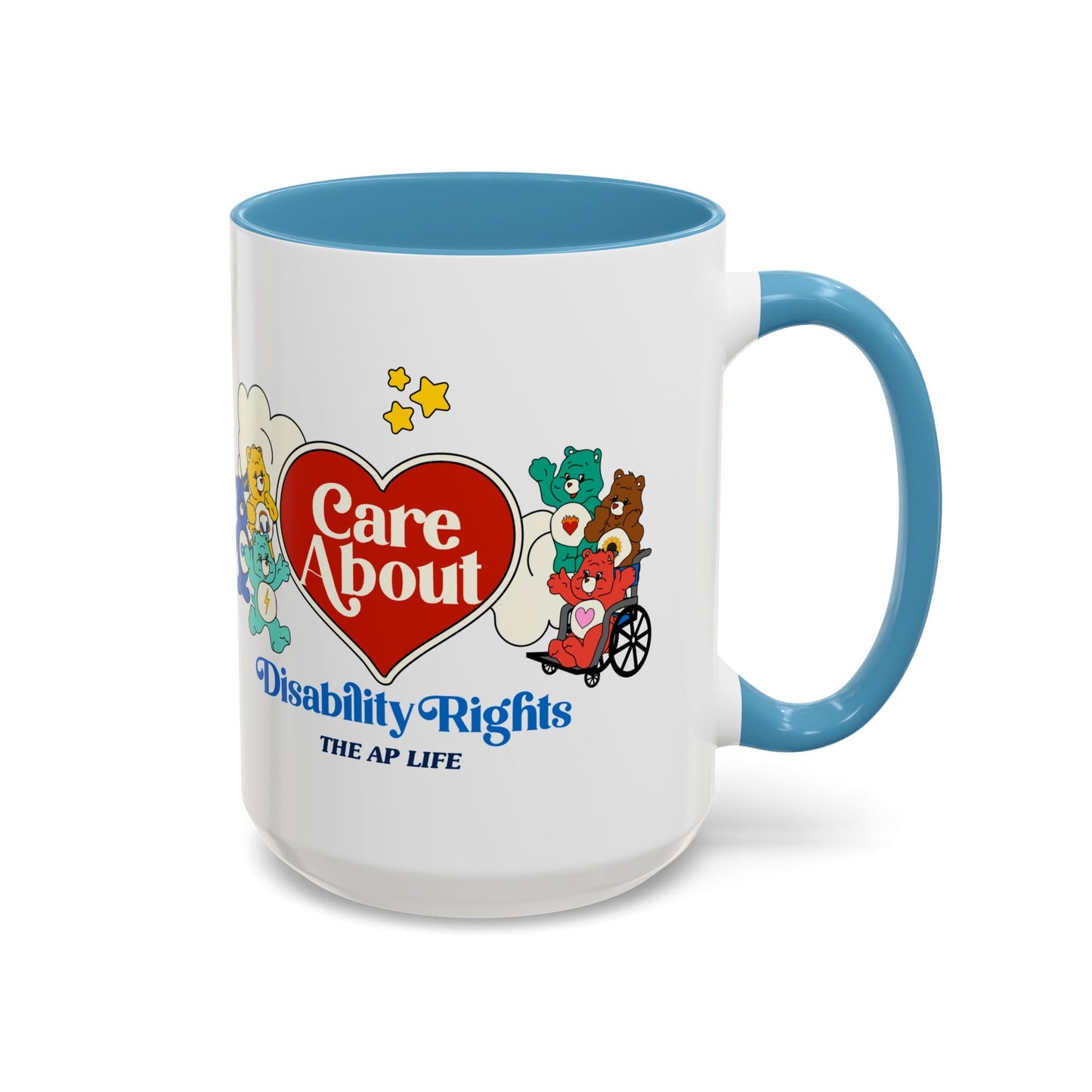 Care About Neurological Differences - Disability Rights - Accent Coffee Mug (11, 15oz)