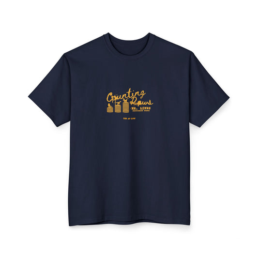 Counting Rows Mr. Lines - XTall/Long Body Adult Unisex Tee