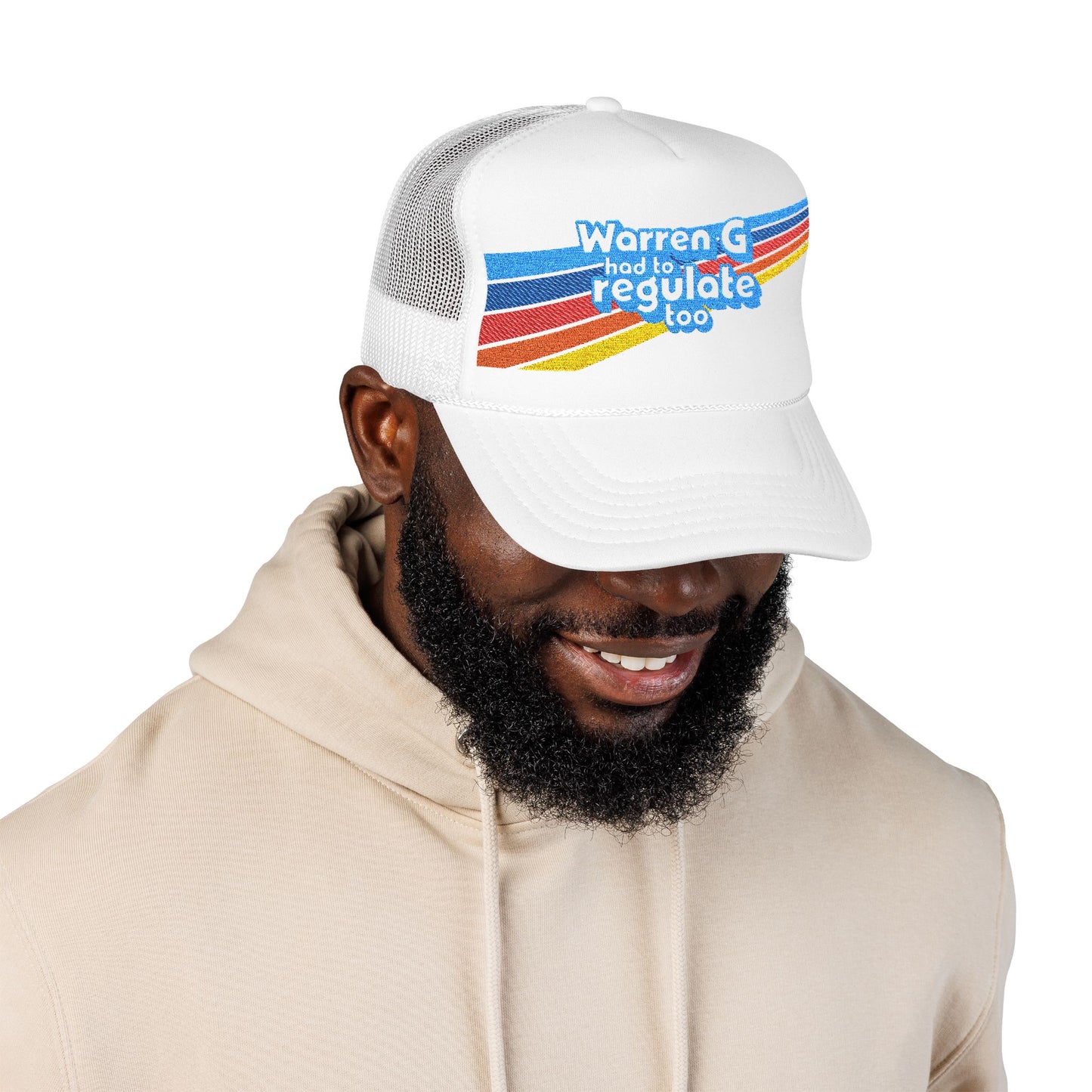 Warren G Had to Regulate Too - Embroidered - Adult Unisex Trucker Hat