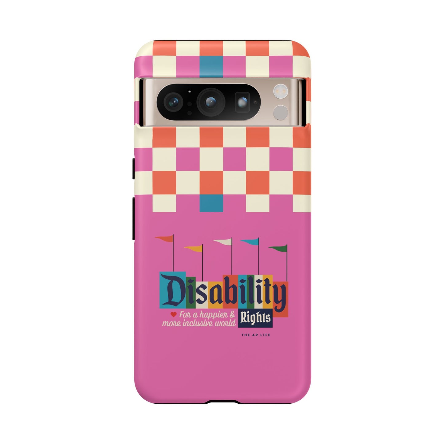 Disability Rights for a Happier & More Inclusive World - Android Phone Case for Google Pixel & Samsung Phones