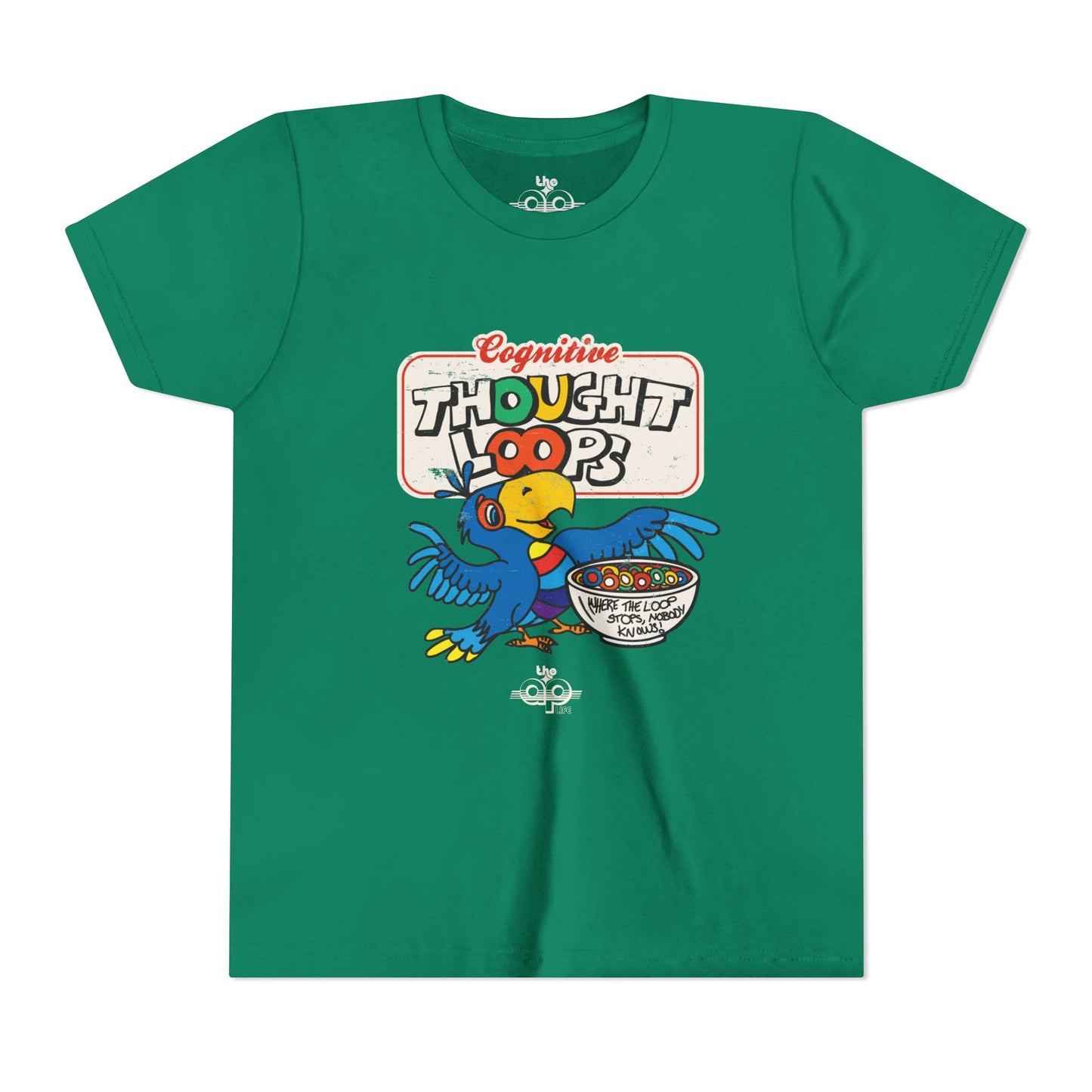 Cognitive Thought Loops - Where the Loop Stops, Nobody Knows - Unisex Youth Short Sleeve Tee