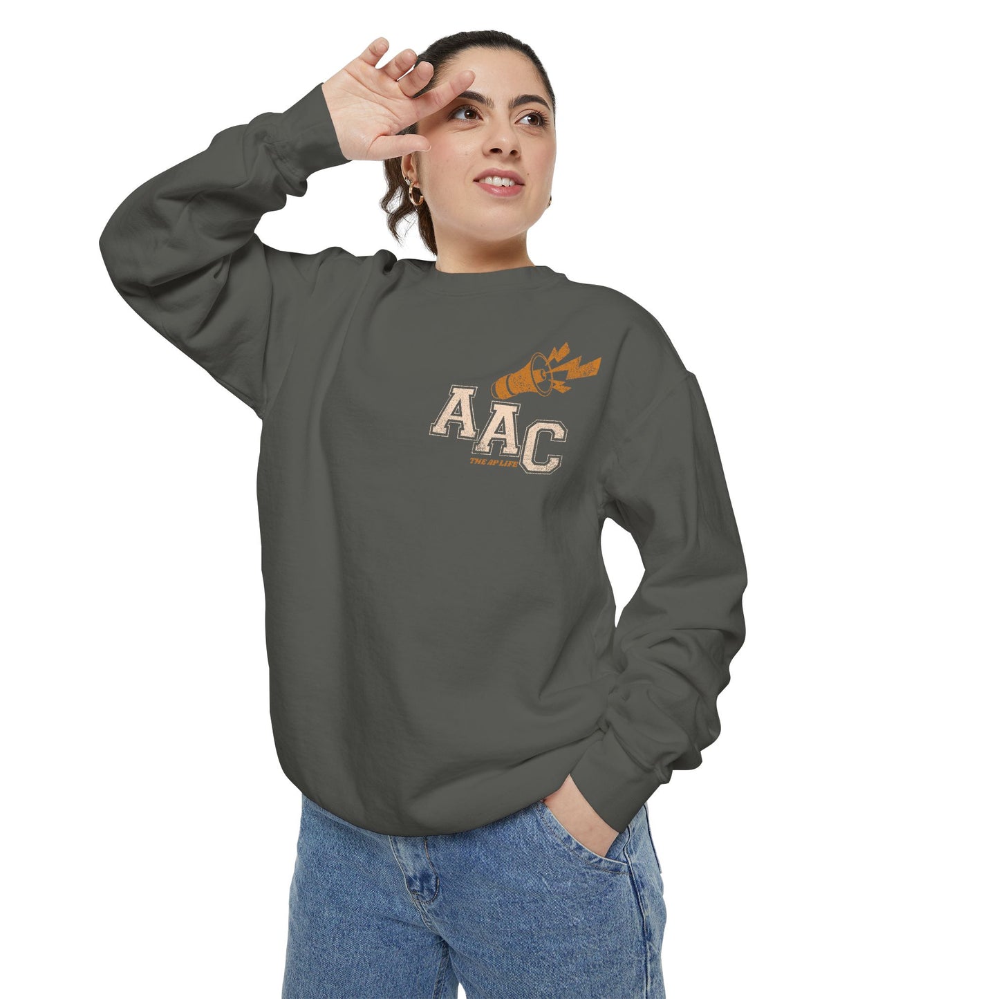 AAC Supports Team Enthusiast - Communication for the Win - Adult Unisex Sweatshirt