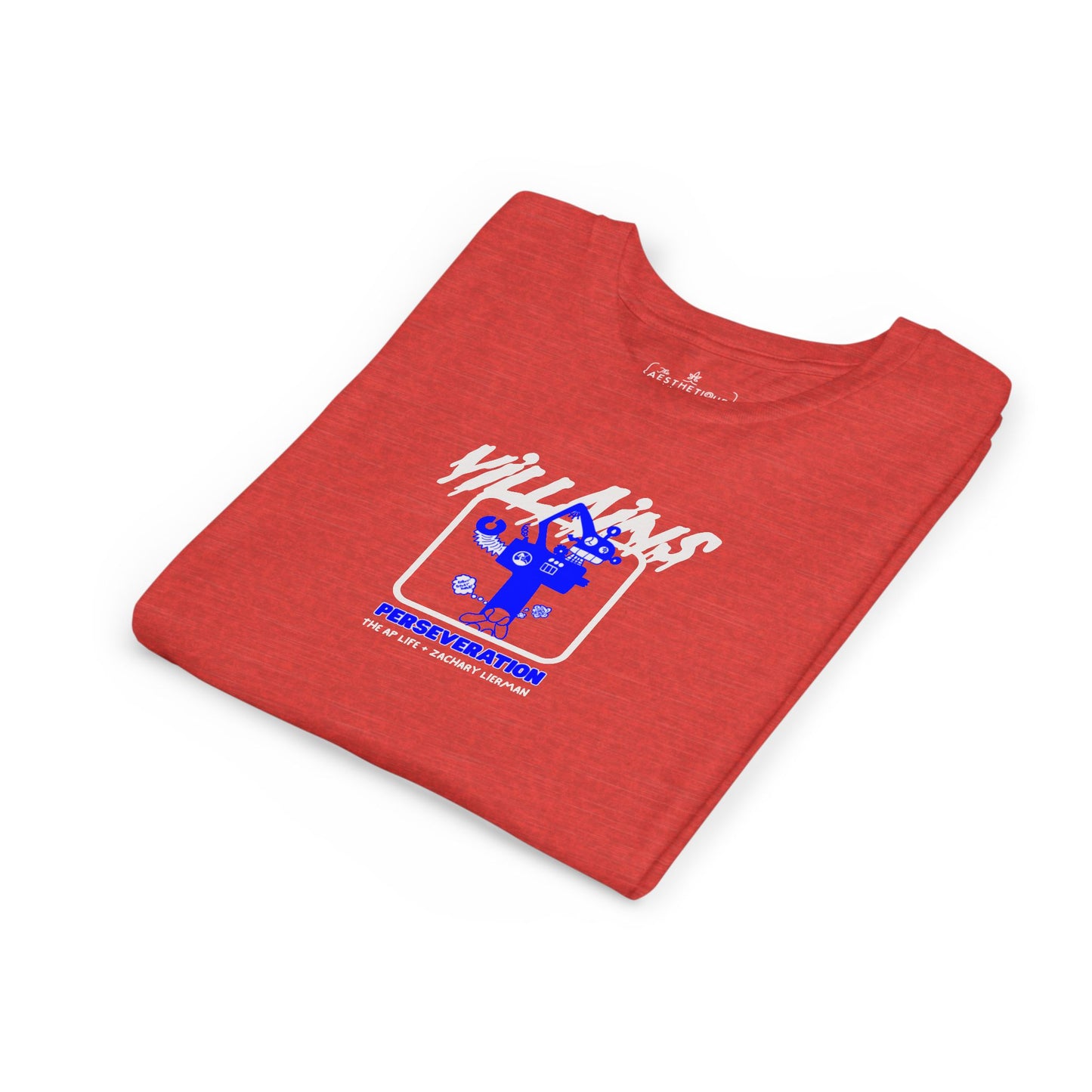 Villains of The Autistic Community Series - Perseveration - Broken Robot - Zachary Lierman - Youth Unisex Jersey Tee