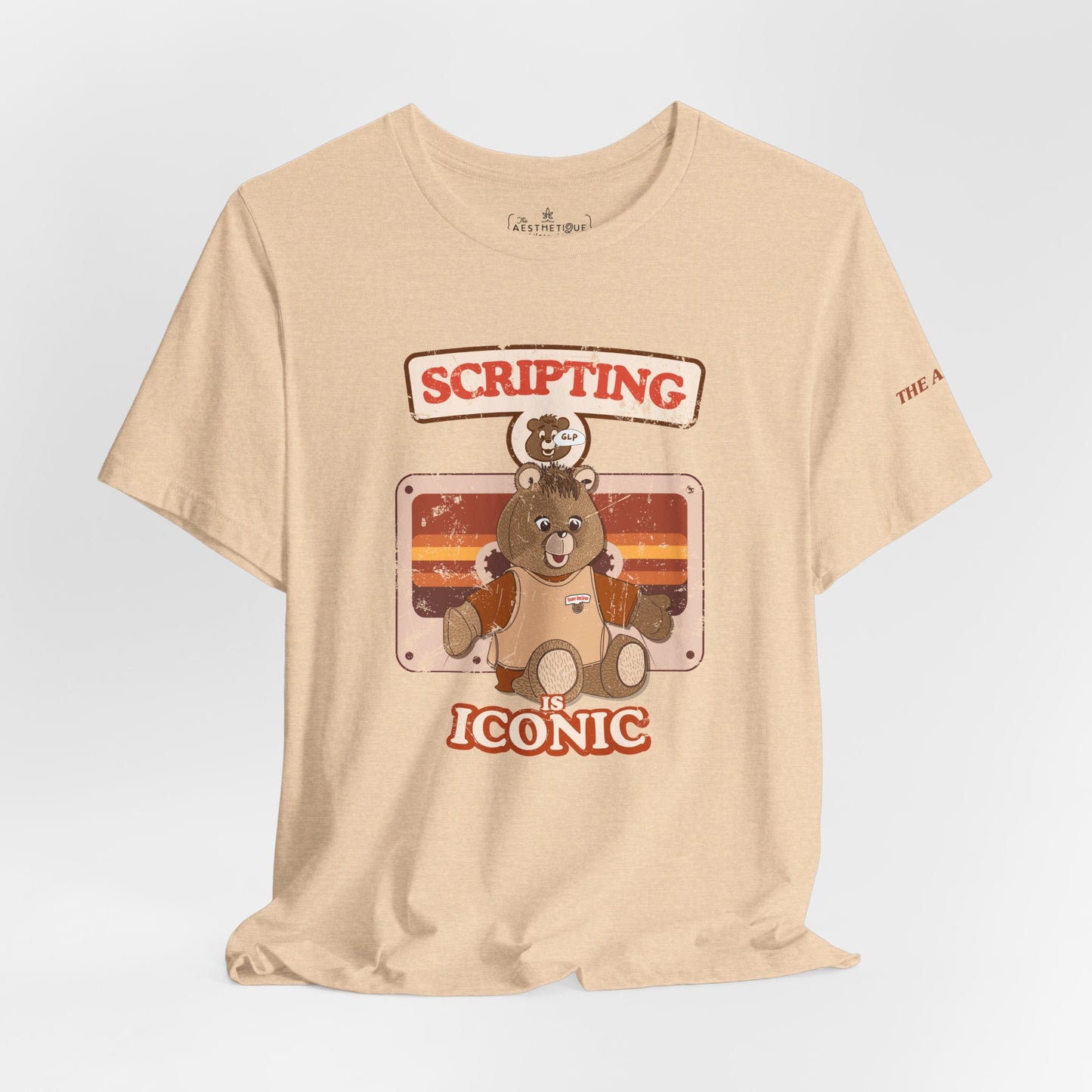 Scripting is Iconic - GLP - Teddy RecSpin - Adult Unisex Jersey Tee