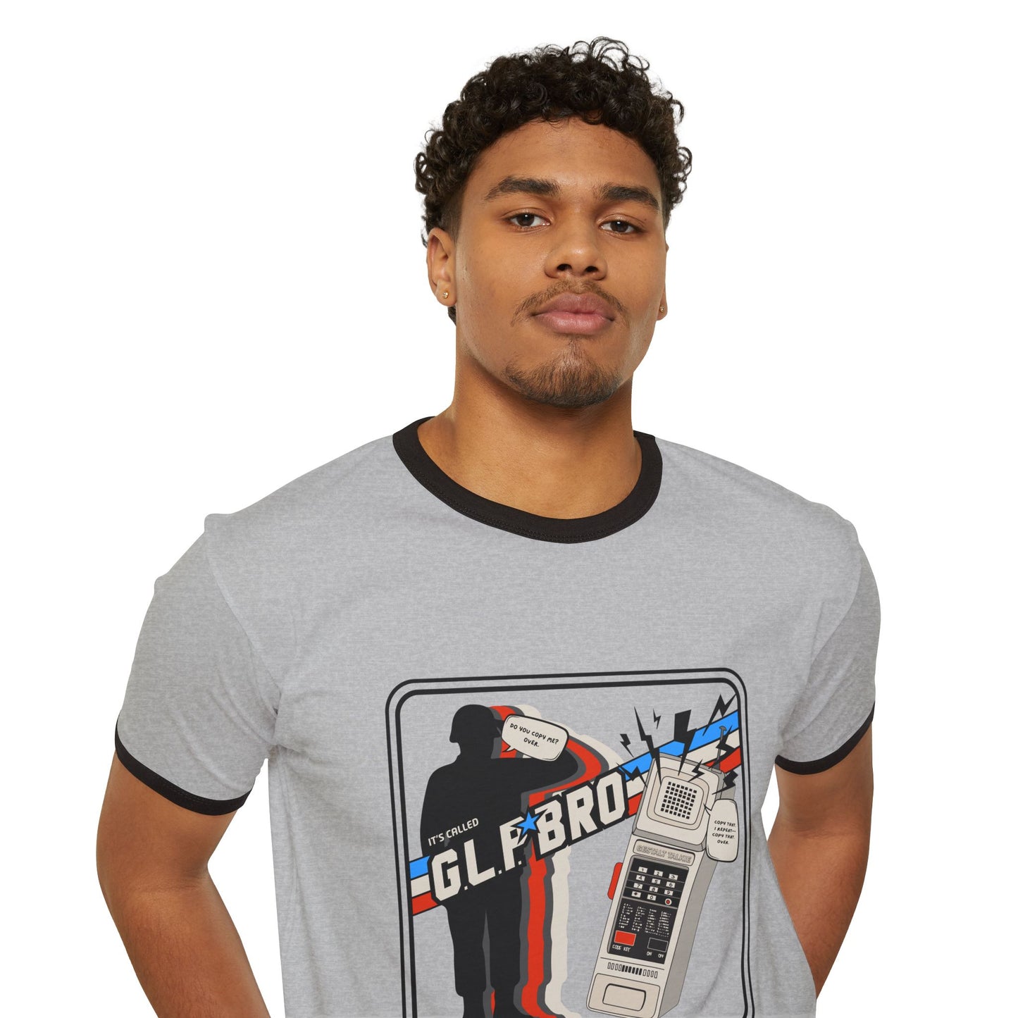 Do You Copy? It's Called GLP Bro - Gestalt - Adult Unisex Cotton Ringer T-Shirt