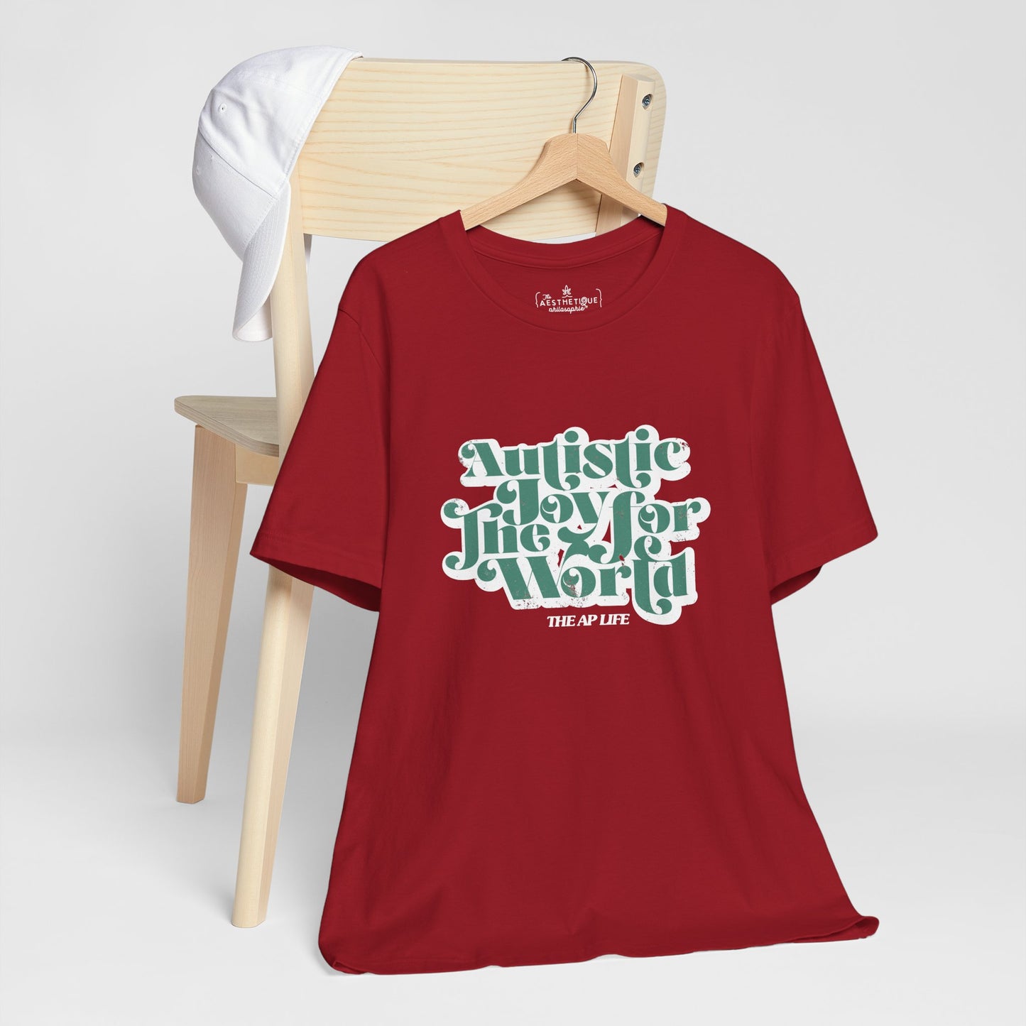 Autistic Joy for the World - Seasonal Style - Unisex Jersey Short Sleeve Tee