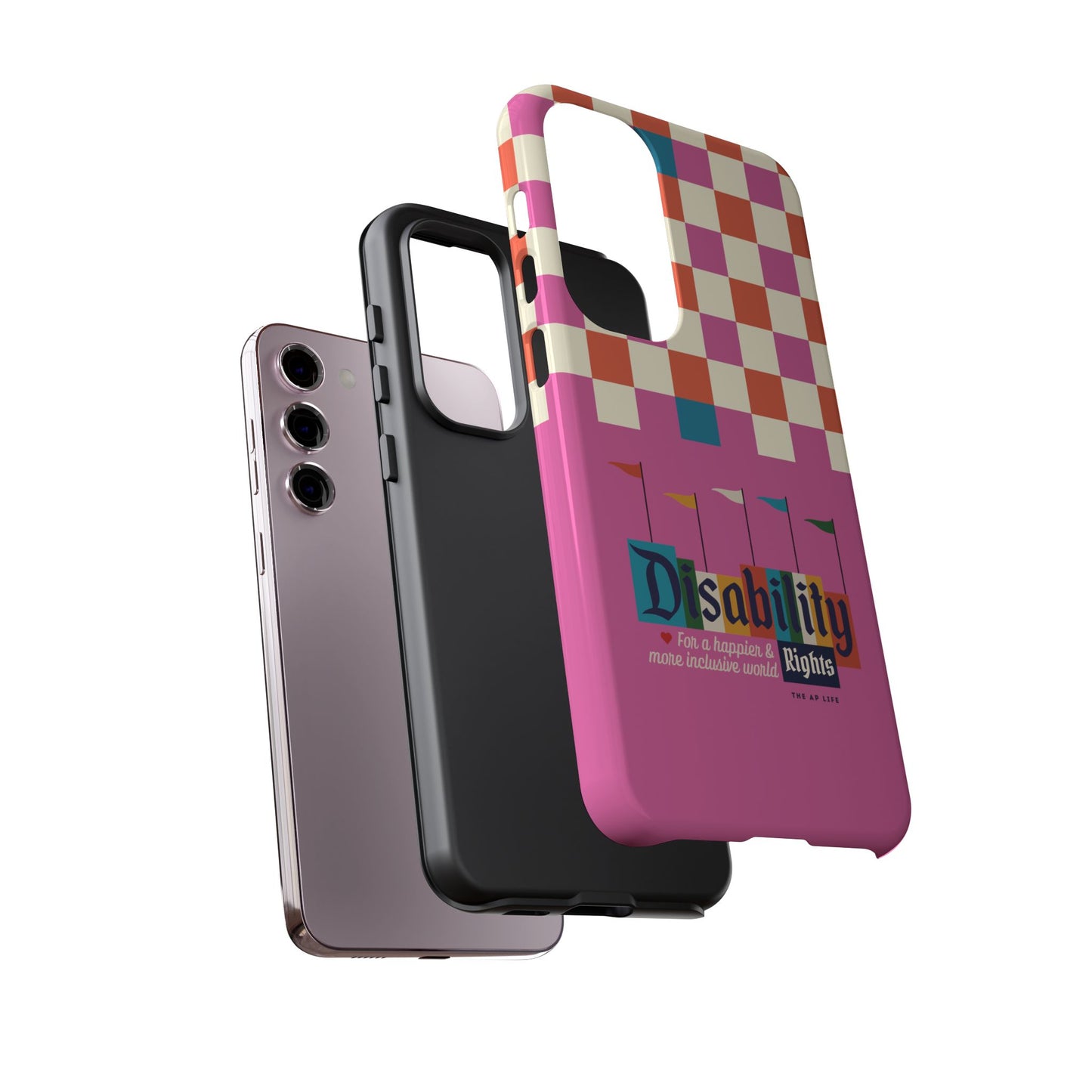 Disability Rights for a Happier & More Inclusive World - Android Phone Case for Google Pixel & Samsung Phones