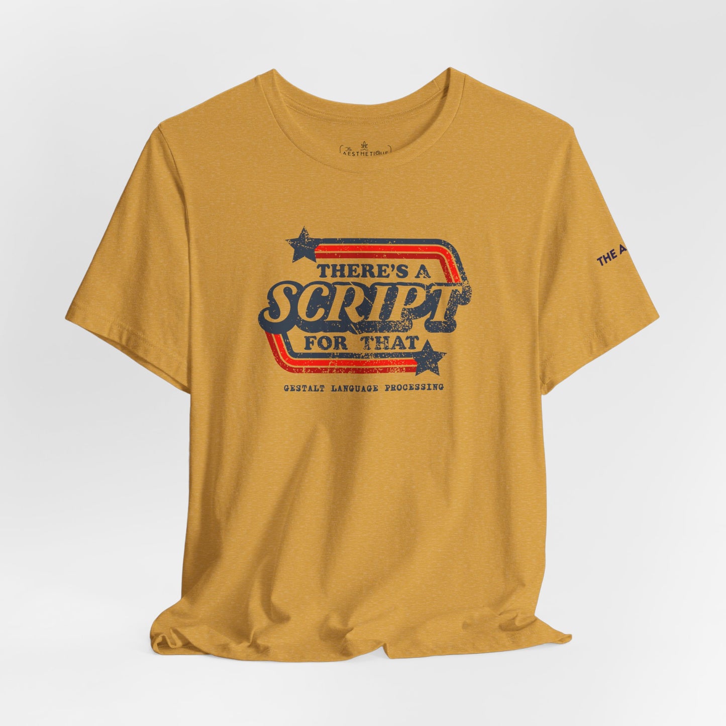 Vintage Script Graphic Tee - Perfect for Casual Wear