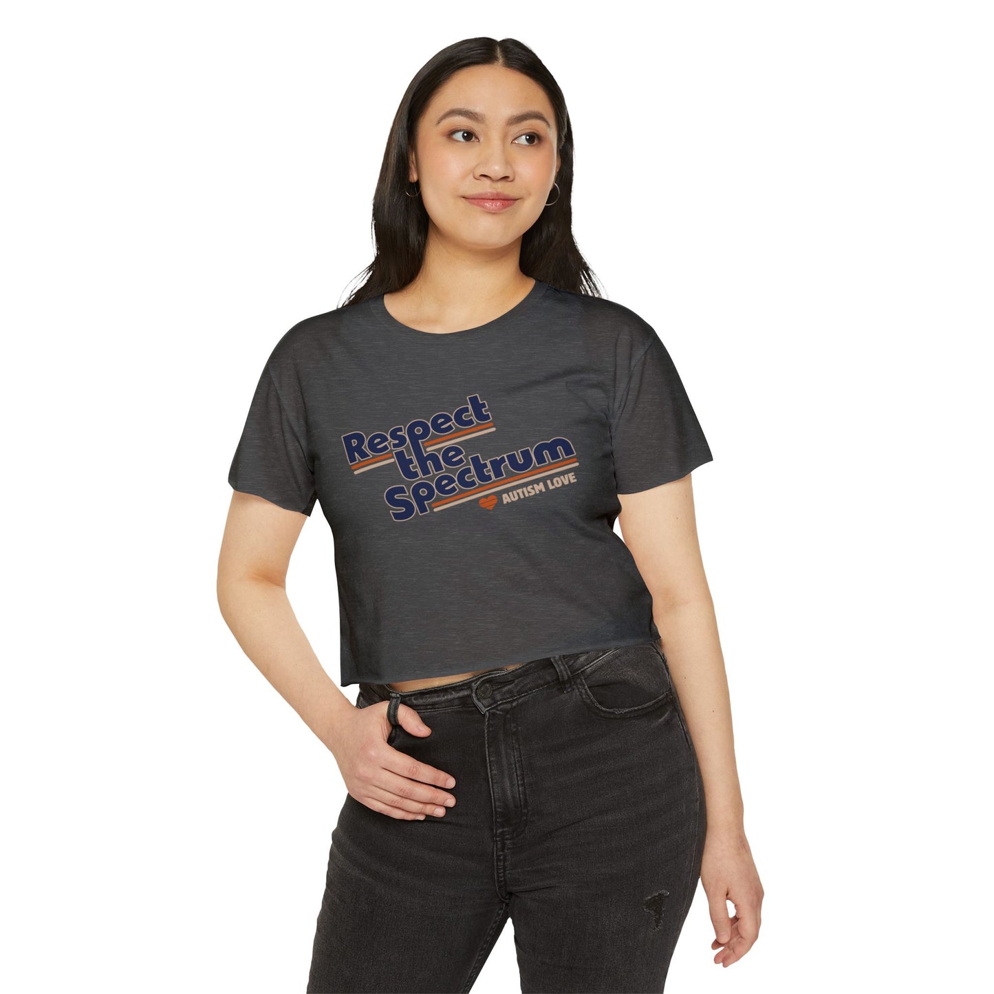 Respect The Spectrum Autism Love - Women's Crop Top