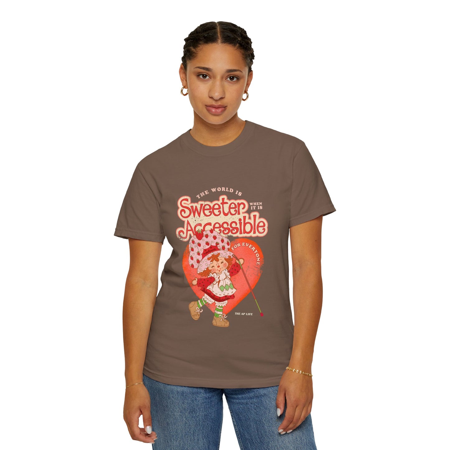 The World is Sweeter when it is Accessible for Everyone - Comfort Colors Adult Unisex Garment-Dyed T-shirt