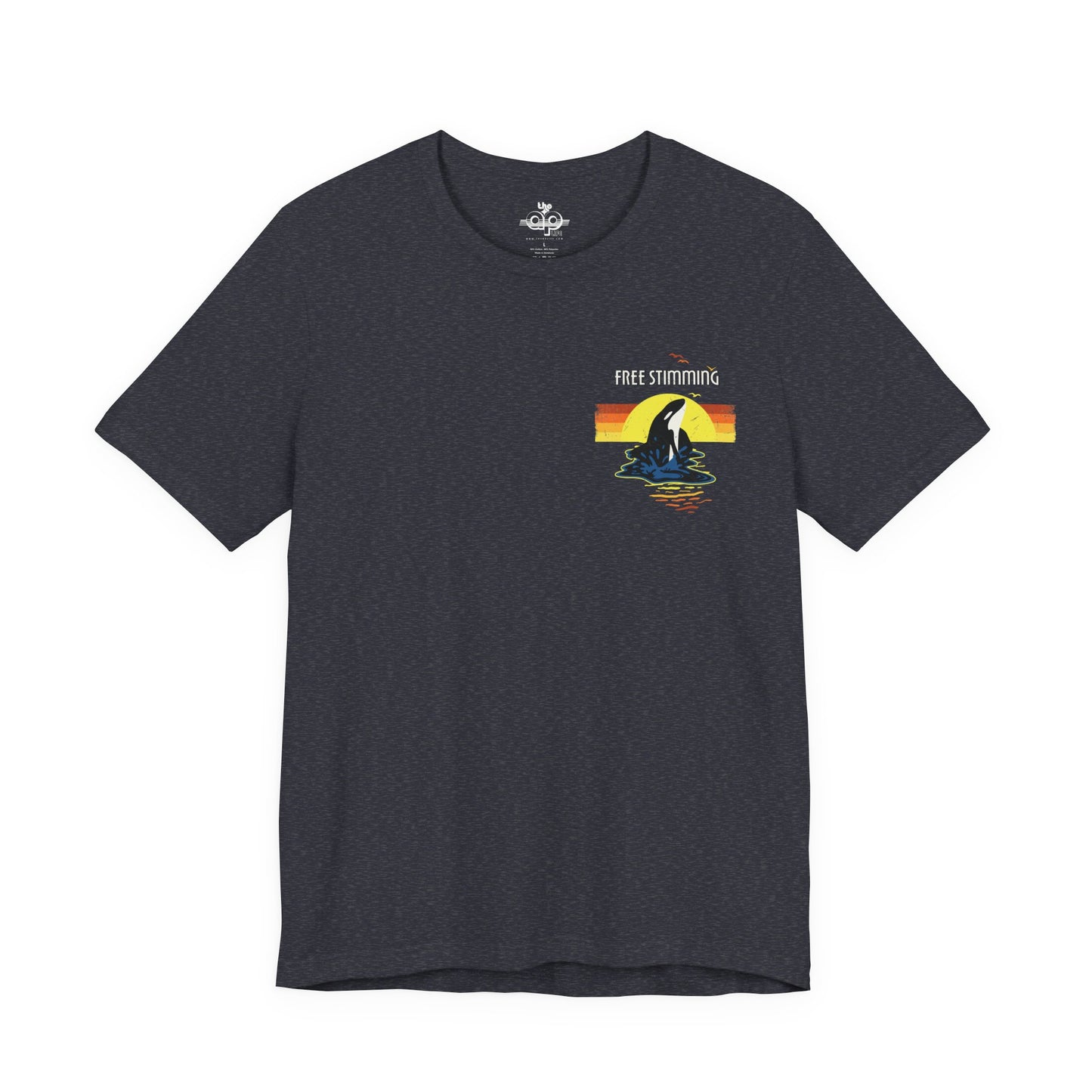 Free Stimming - Orca - Adult Unisex Jersey Short Sleeve Tee