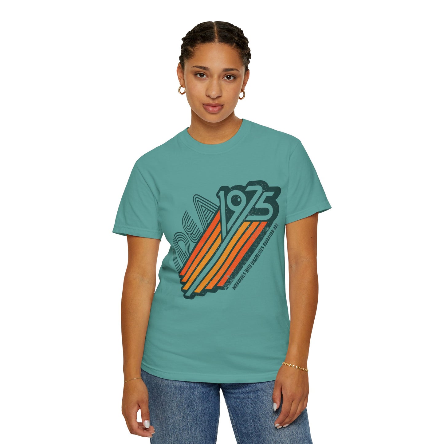 IDEA - 1975 - Individuals with Disabilities Education Act - Unisex Garment-Dyed T-shirt