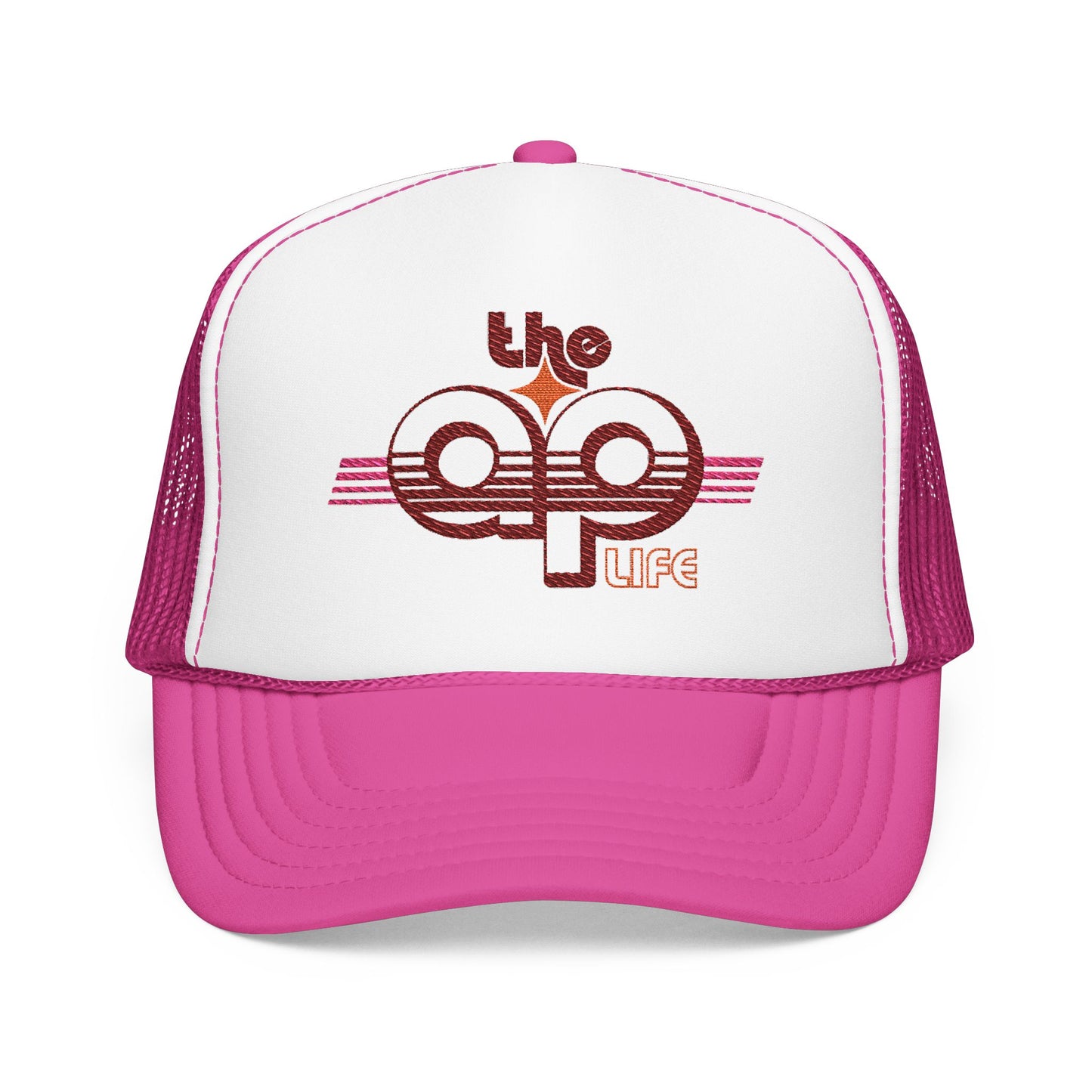 The AP Life - Adult Unisex Foam Trucker Hat (Embroidered)