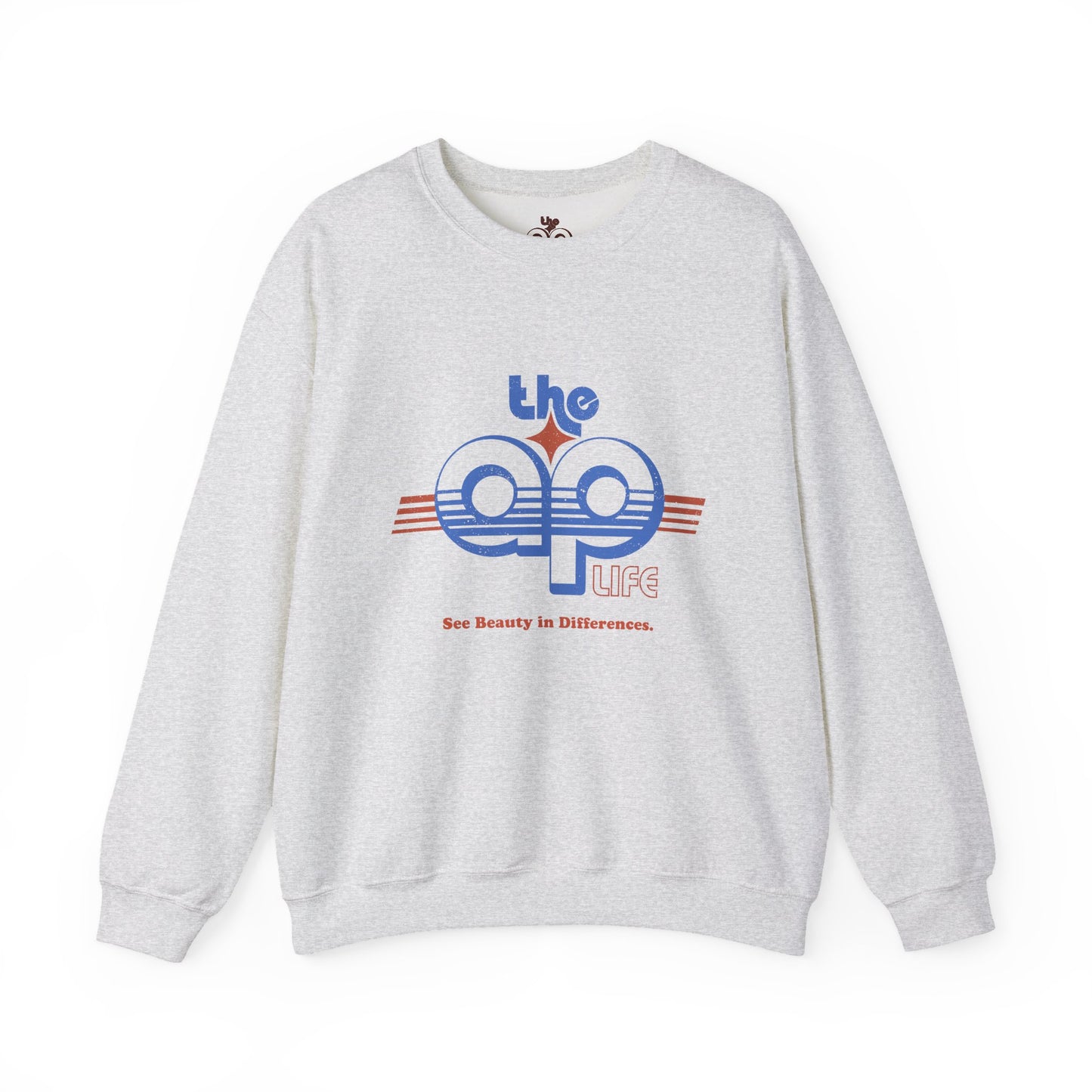 The AP Life - See Beauty in Differences - Adult Unisex Heavy Blend™ Crewneck Sweatshirt